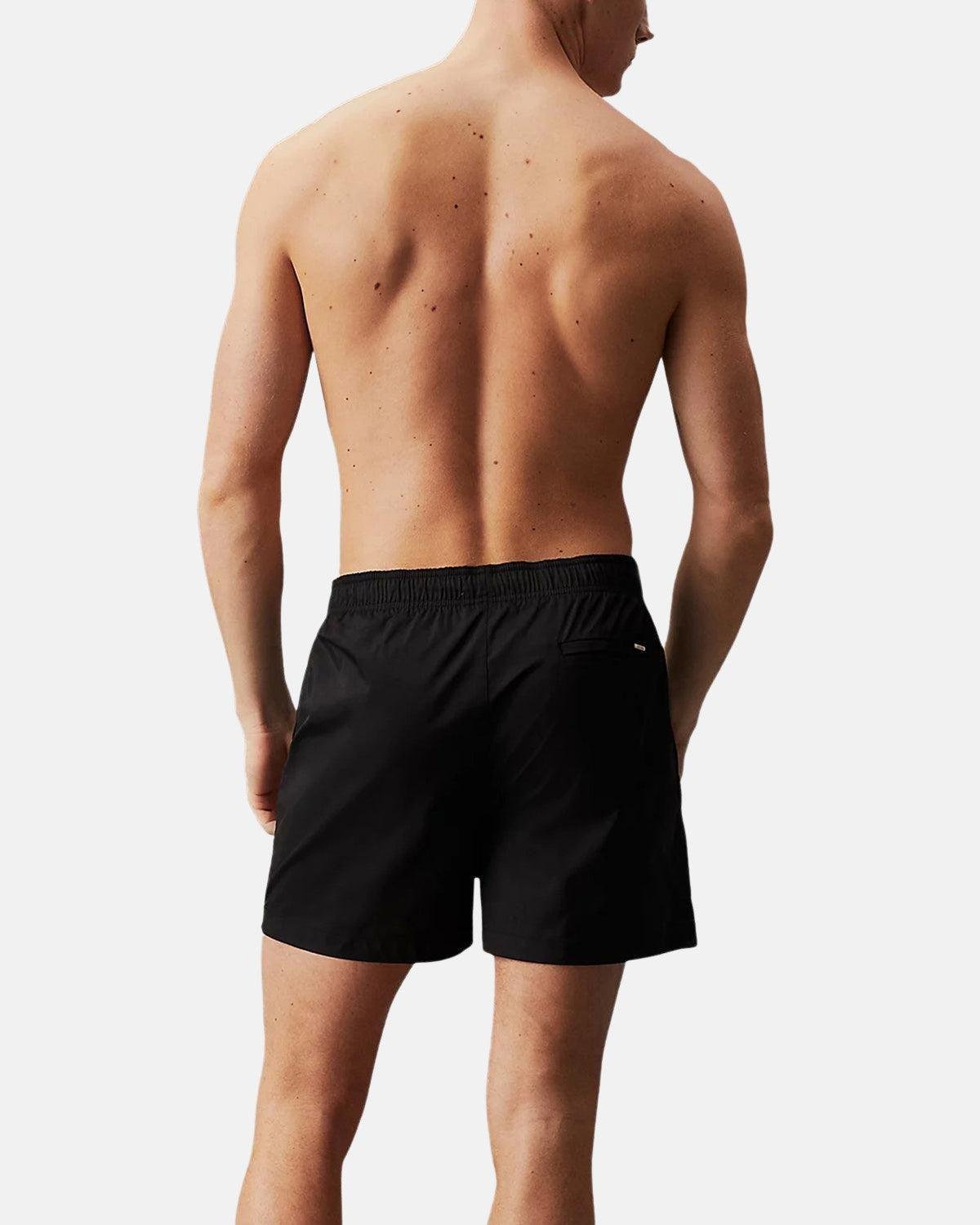 CALVIN KLEIN MEDIUM DRAWSTRING SWIM SHORTS BLACK | Studio DOS