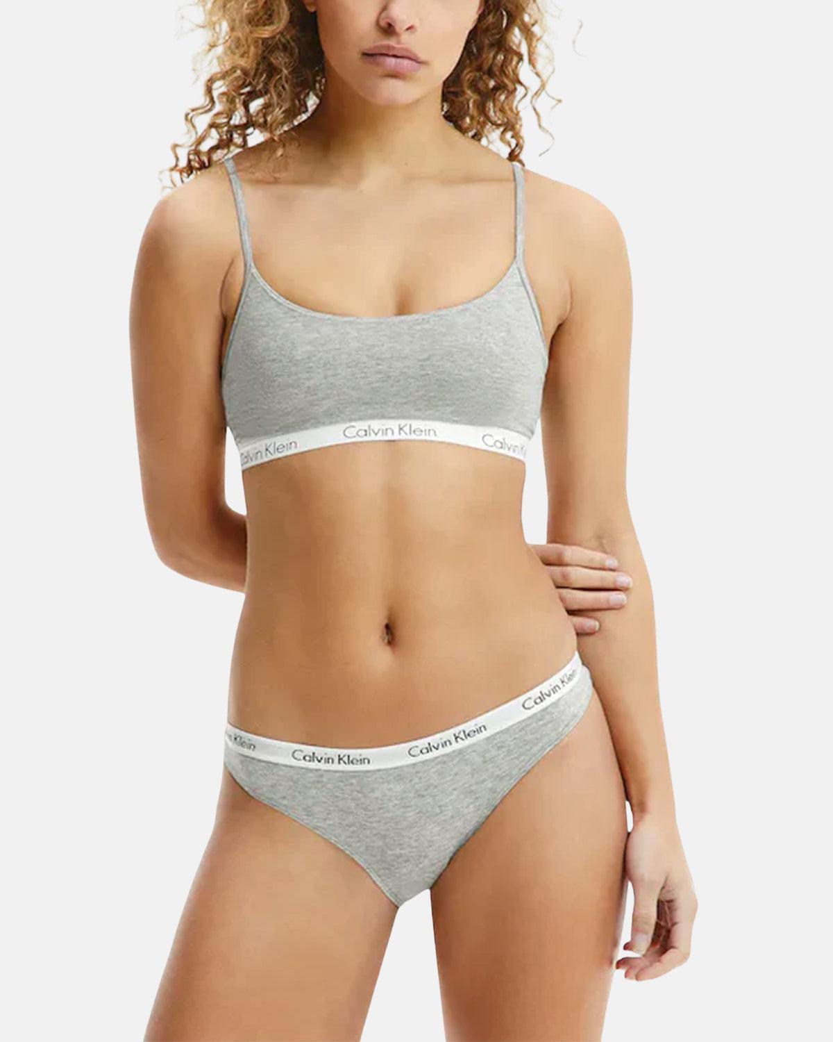 CALVIN KLEIN WOMENS CAROUSEL BIKINI BRIEFS GREY HEATHER | Studio DOS