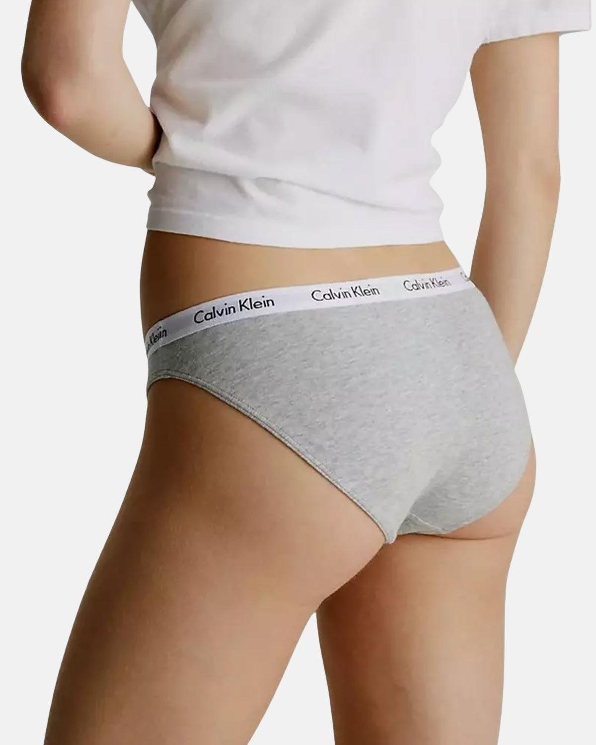 CALVIN KLEIN WOMENS CAROUSEL BIKINI BRIEFS GREY HEATHER | Studio DOS