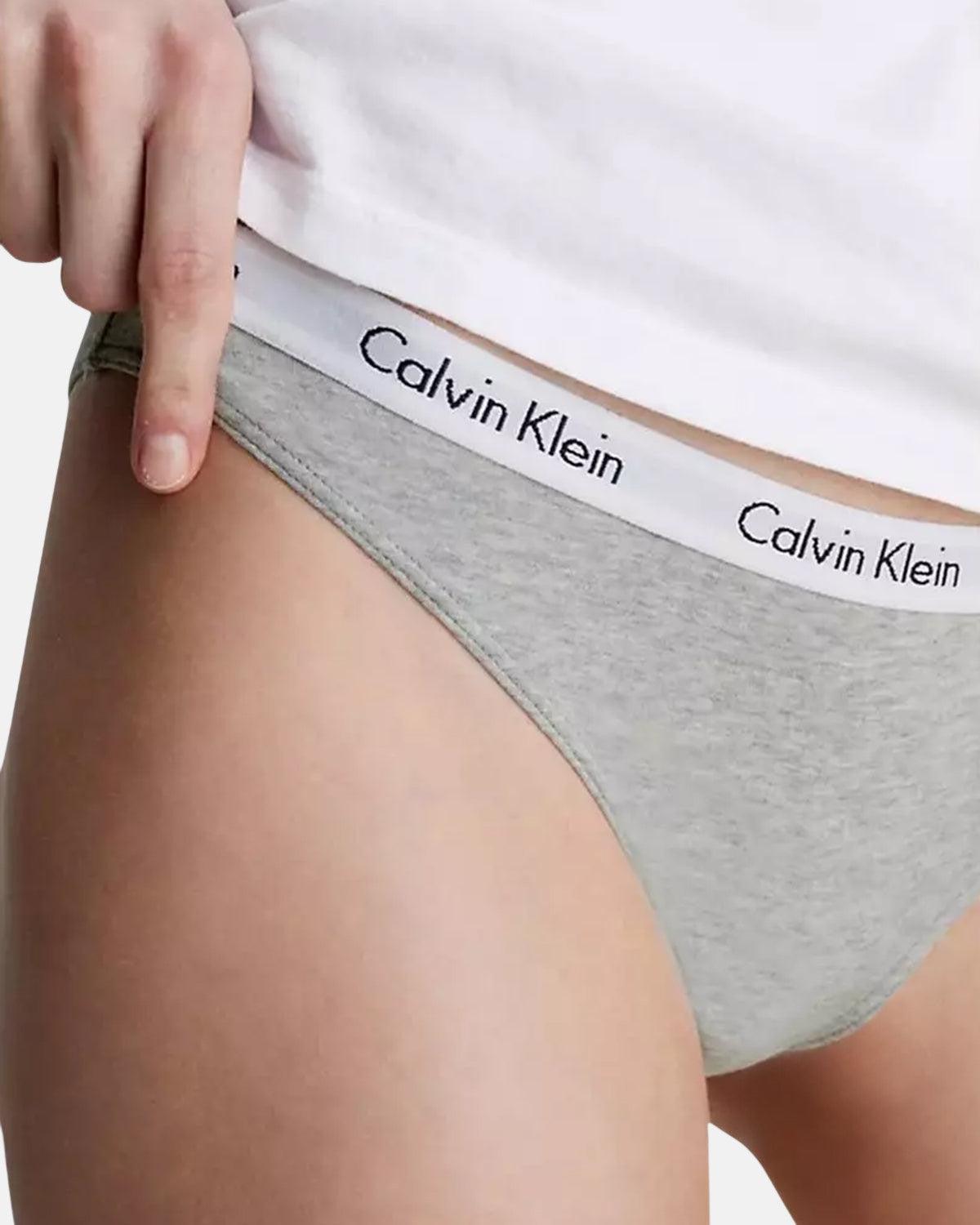 CALVIN KLEIN WOMENS CAROUSEL BIKINI BRIEFS GREY HEATHER | Studio DOS