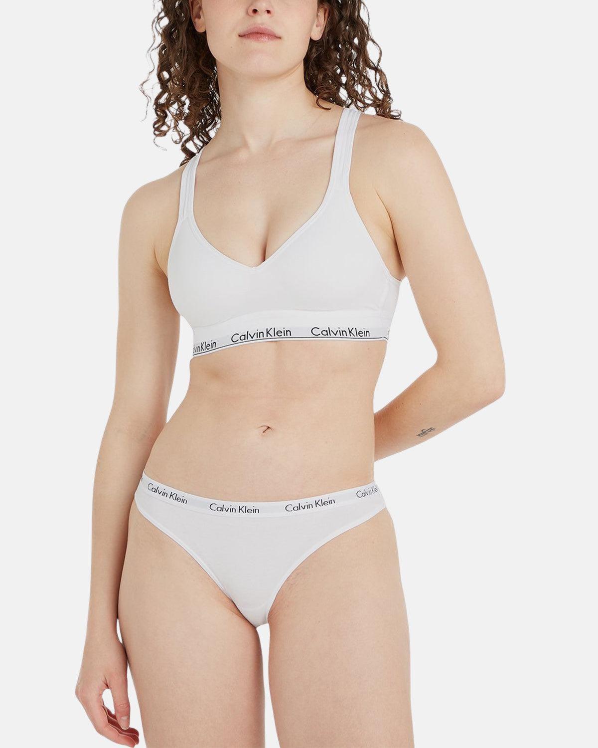 CALVIN KLEIN WOMENS CAROUSEL BIKINI BRIEFS WHITE | Studio DOS