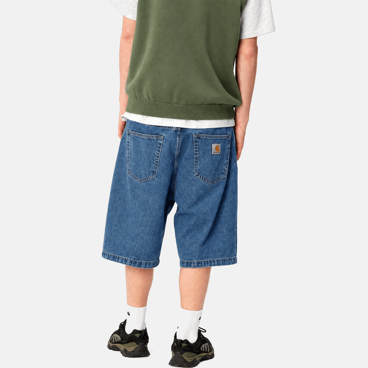 Carhartt WIP Denim Landon Short Blue Heavy Stone Wash | Studio DOS
