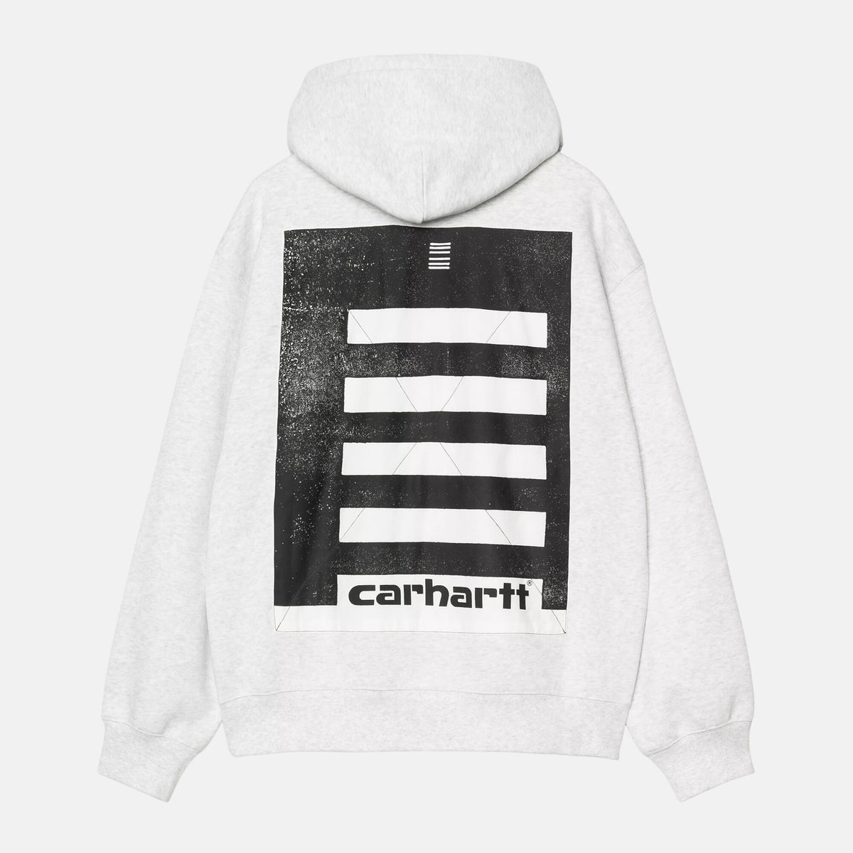 Carhartt WIP Mens Hooded Archive Lines Sweatshirt Jacket Ash Heather | Studio DOS