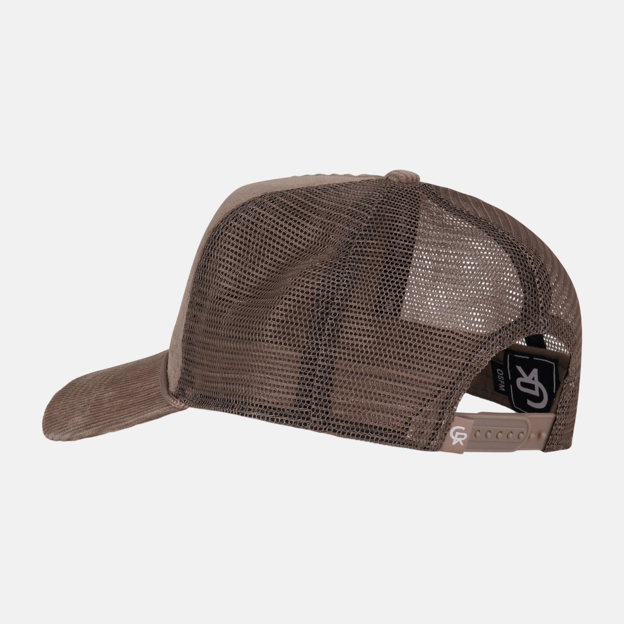 Christian Rose Corduroy Trucker Cap Nude | Studio DOS