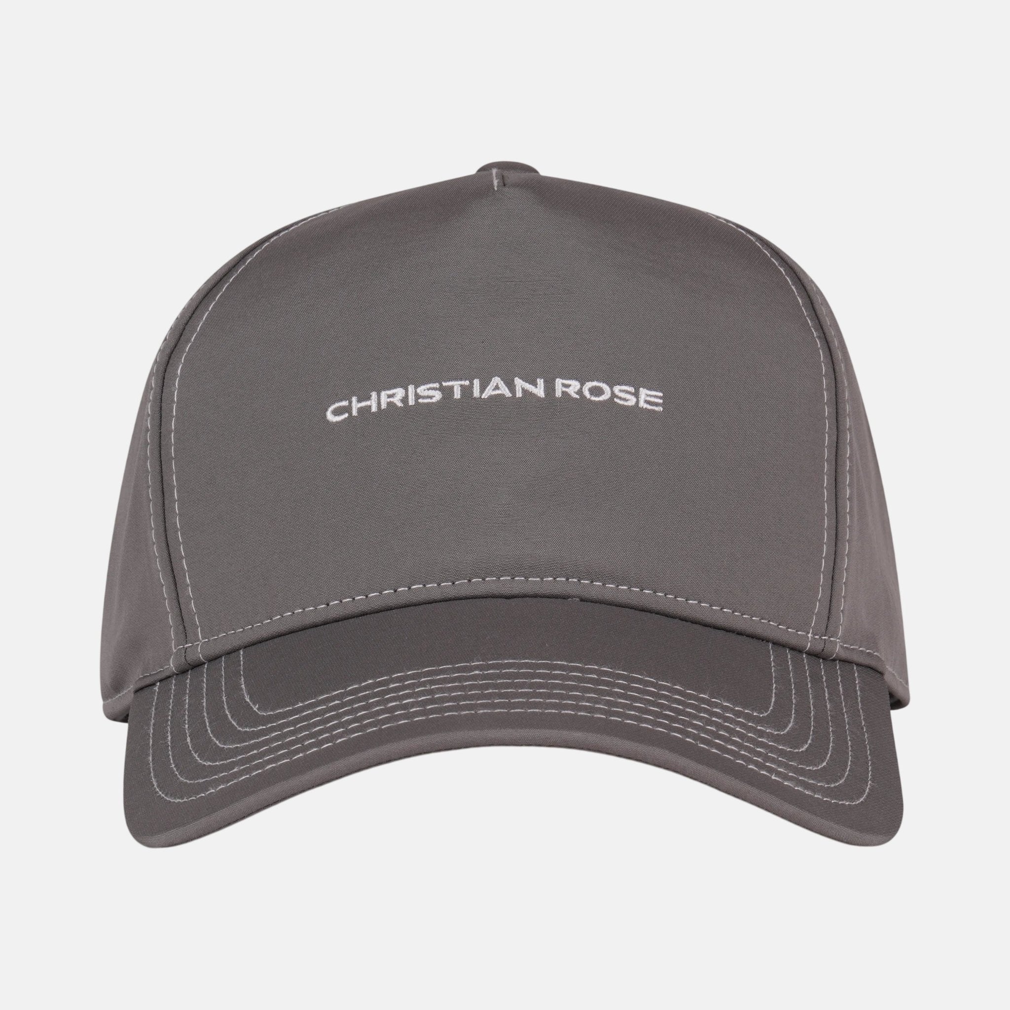 Christian Rose Nylon Trucker Grey White | Studio DOS