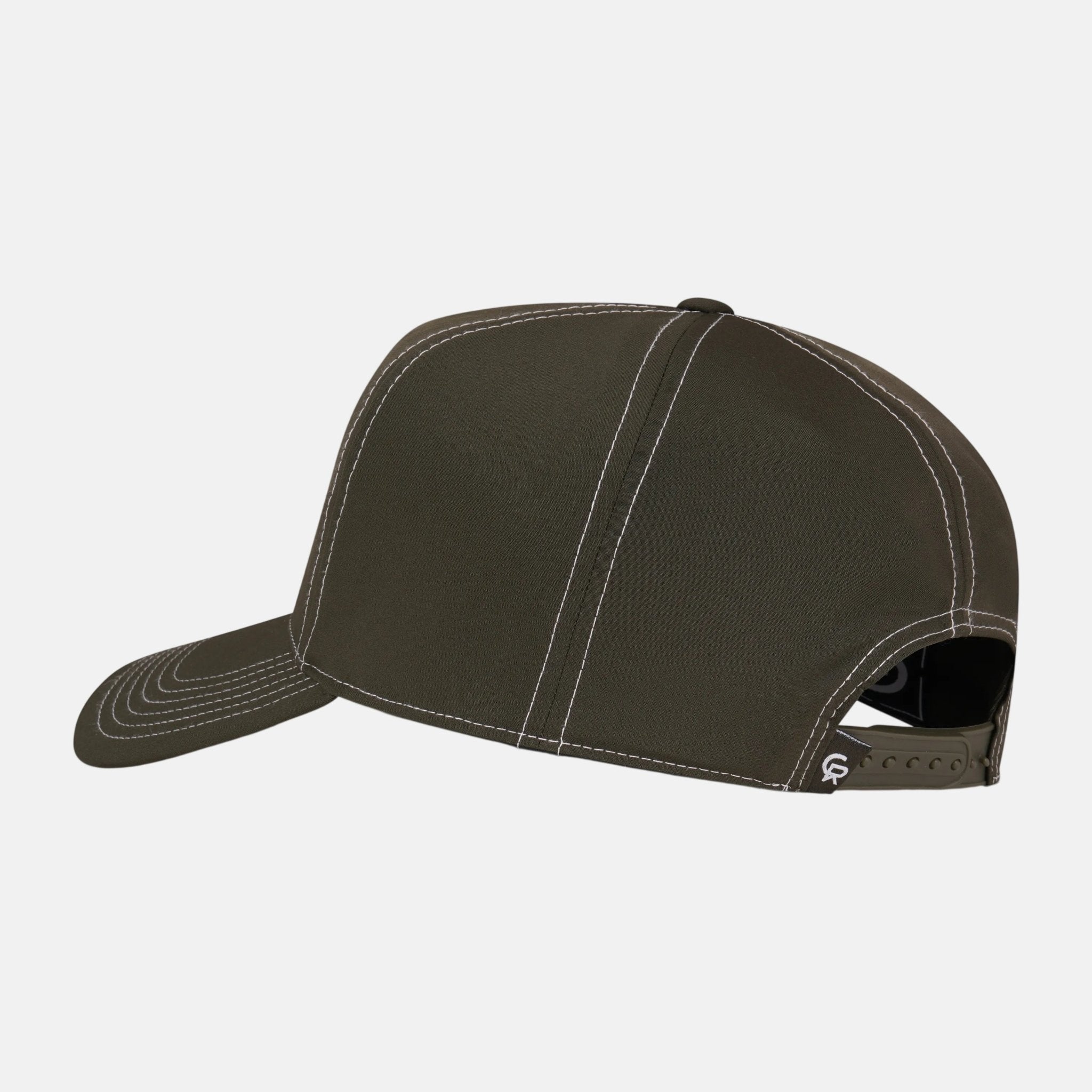Christian Rose Nylon Trucker Olive White | Studio DOS