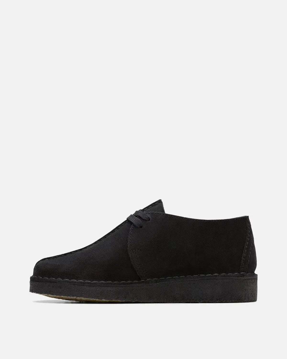 CLARKS ORIGINALS DESERT TREK SHOES BLACK SUEDE | Studio DOS