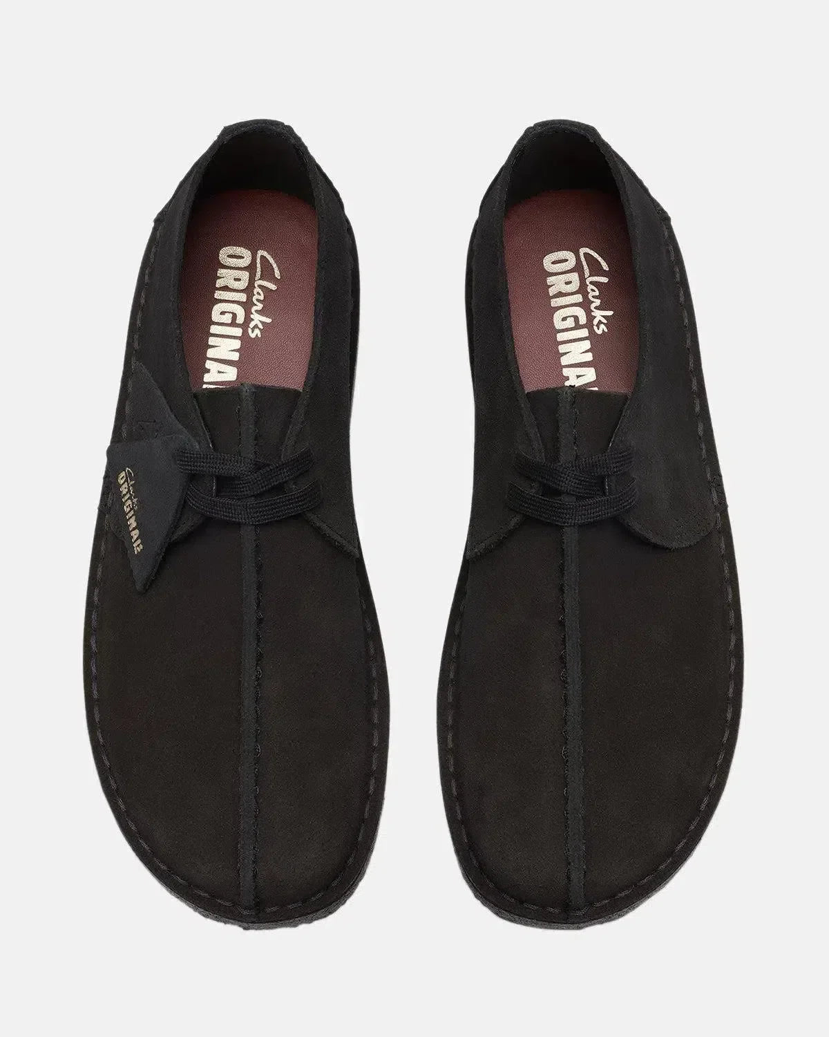 CLARKS ORIGINALS DESERT TREK SHOES BLACK SUEDE | Studio DOS