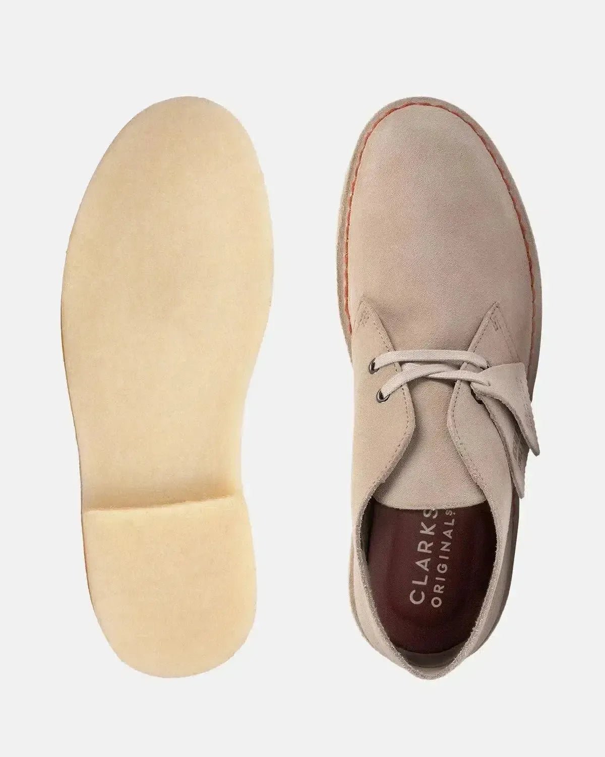 CLARKS ORIGINALS MENS DESERT BOOTS SAND SUEDE | Studio DOS