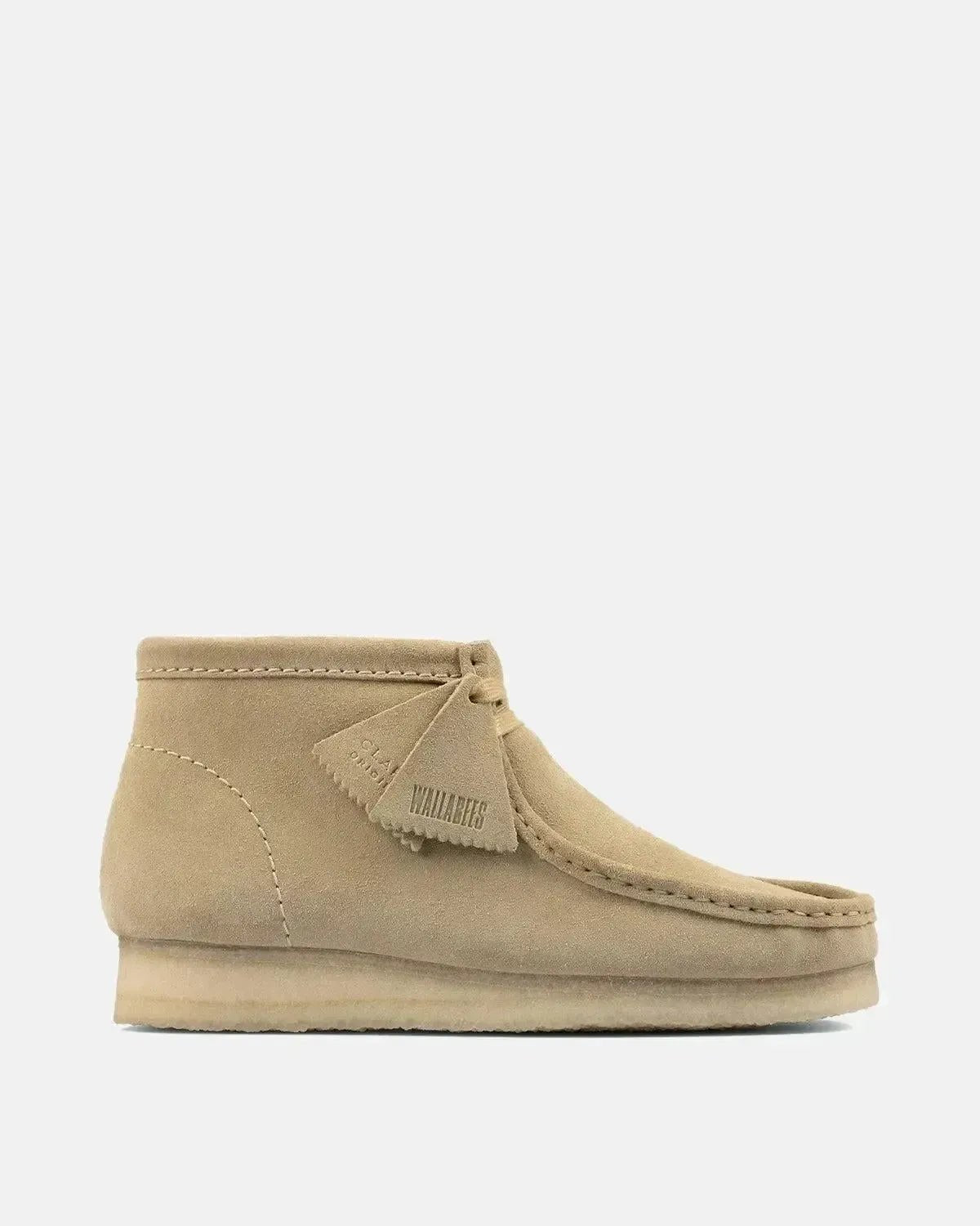 CLARKS ORIGINALS MENS WALLABEE BOOTS MAPLE SUEDE | Studio DOS