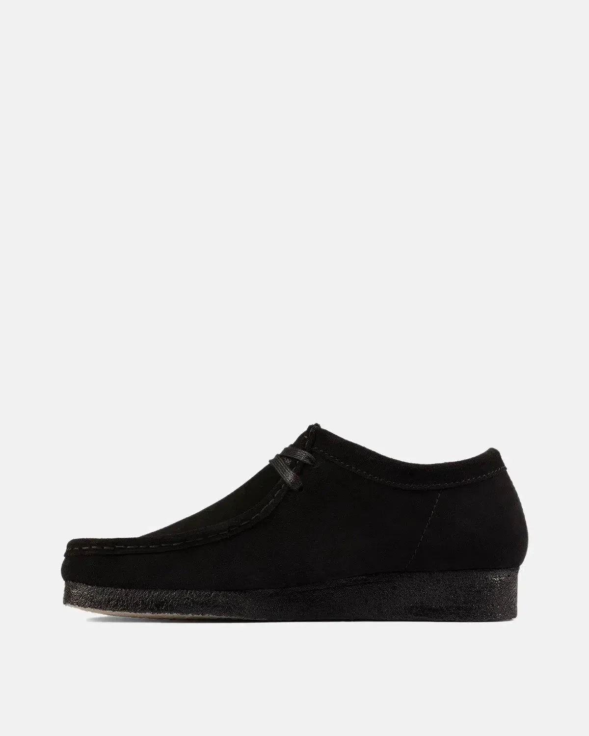 CLARKS ORIGINALS WALLABEE SHOES BLACK SUEDE | Studio DOS