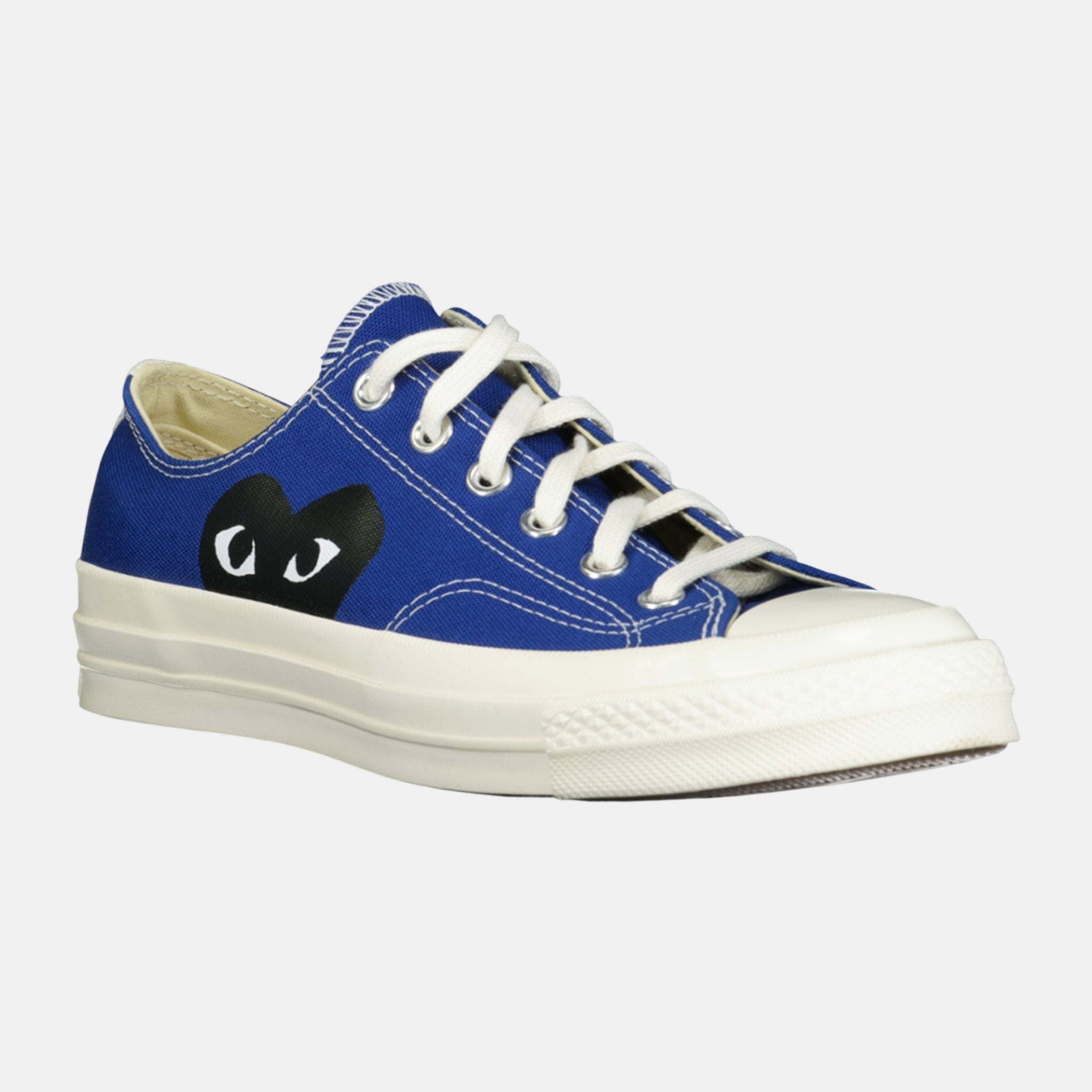 Comme Des Garcons Play X Converse 'Chuck Taylor' Low Trainers Blue | Studio DOS