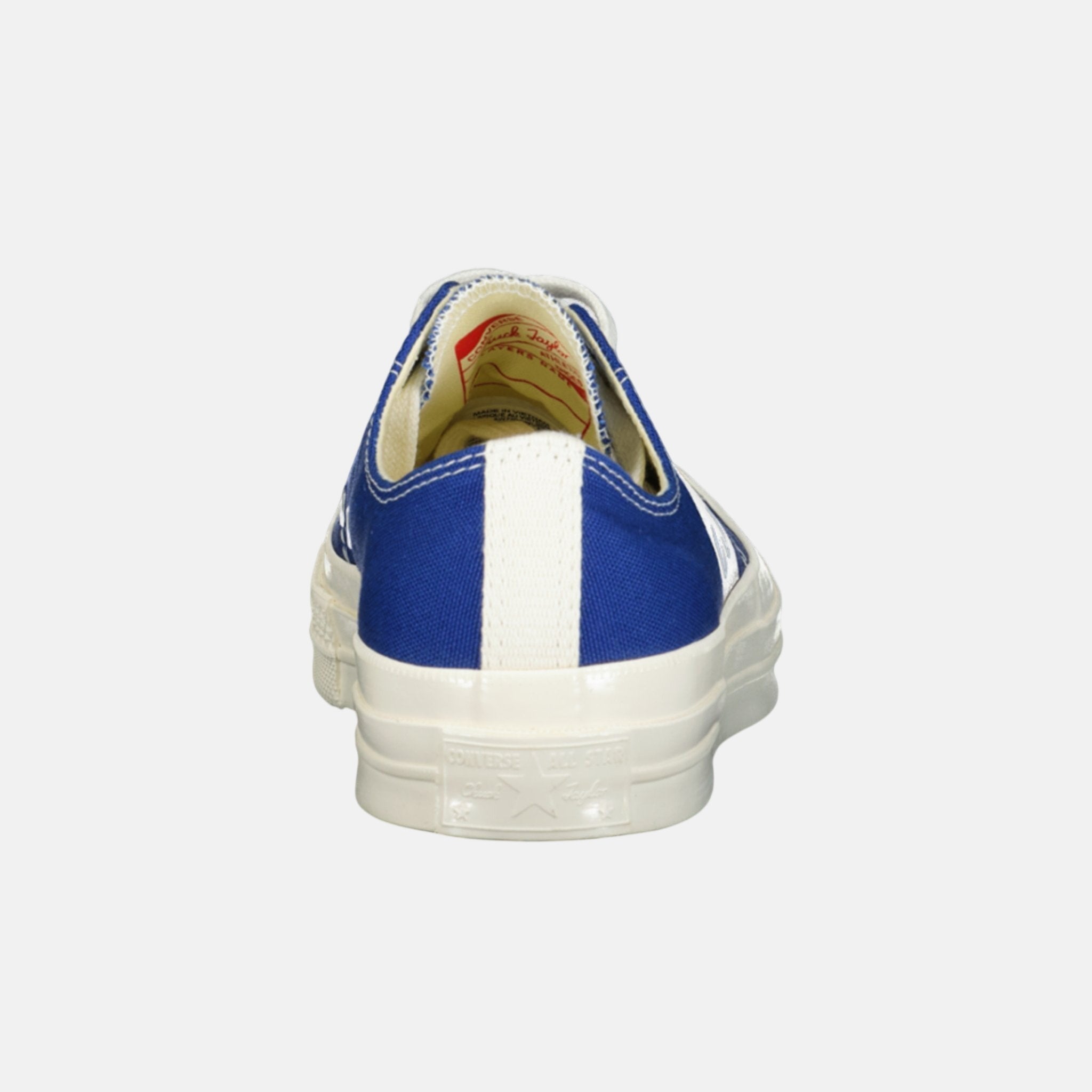Comme Des Garcons Play X Converse 'Chuck Taylor' Low Trainers Blue | Studio DOS