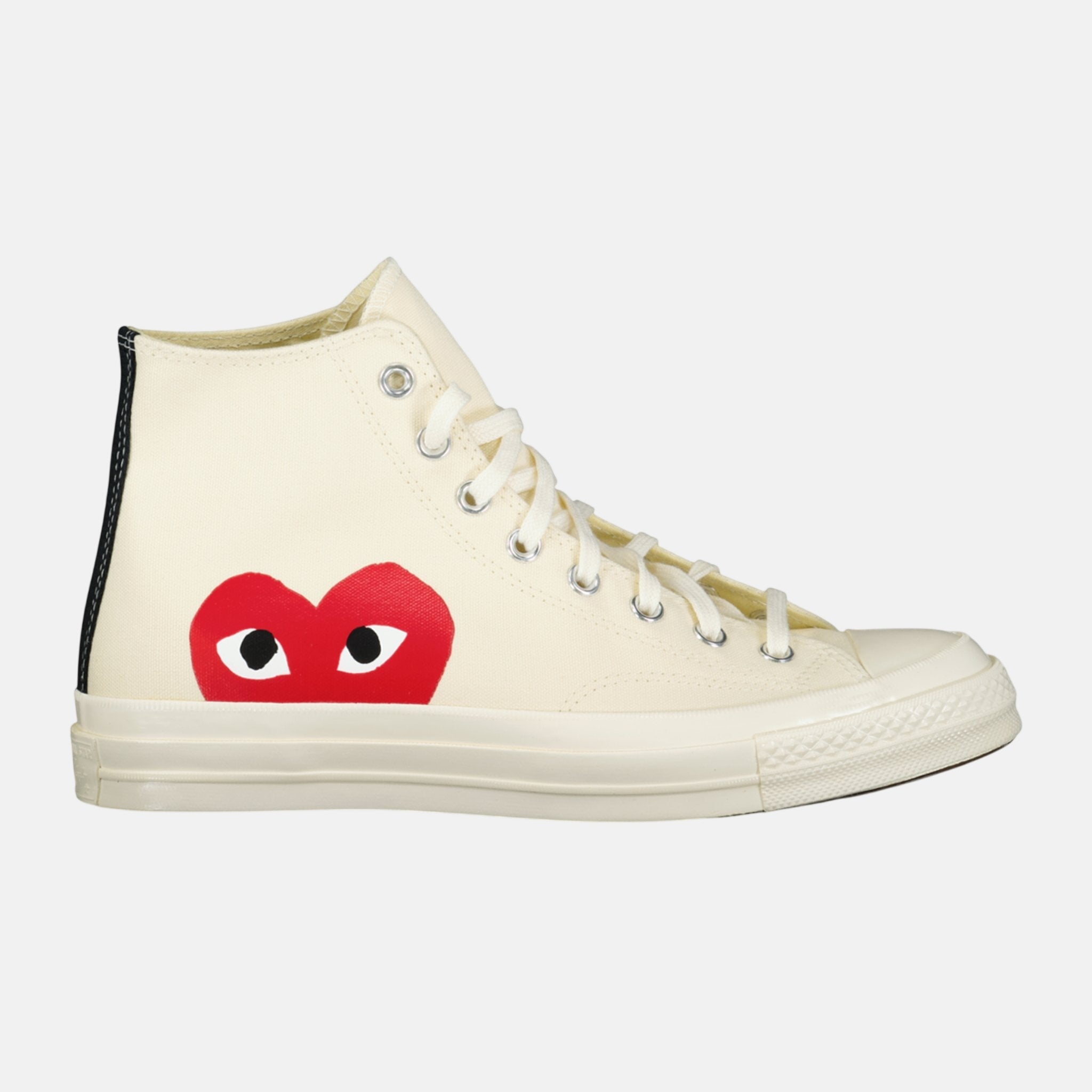 Comme Des Garcons Play X Converse 'Chuck Taylor' Trainers Beige | Studio DOS