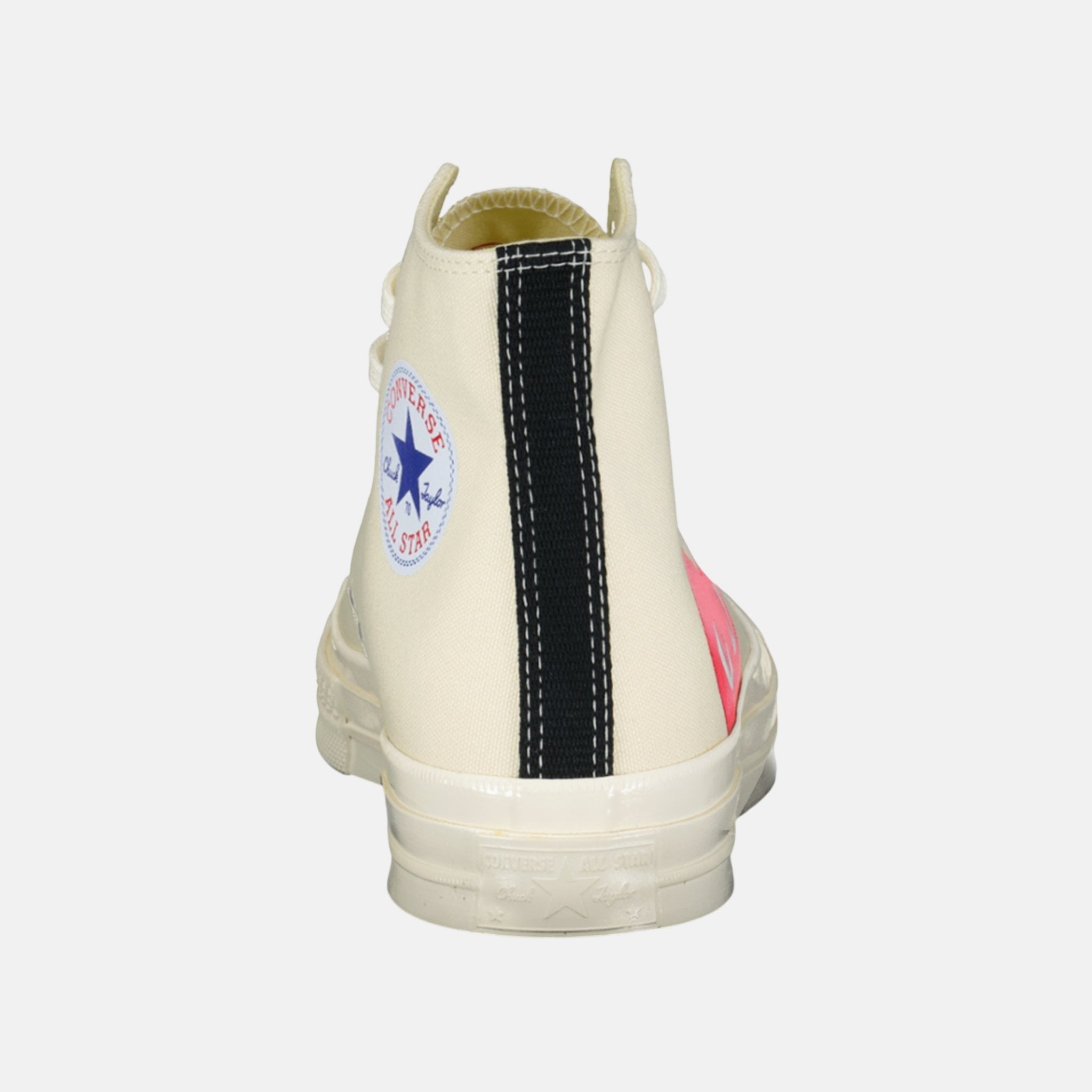 Comme Des Garcons Play X Converse 'Chuck Taylor' Trainers Beige | Studio DOS
