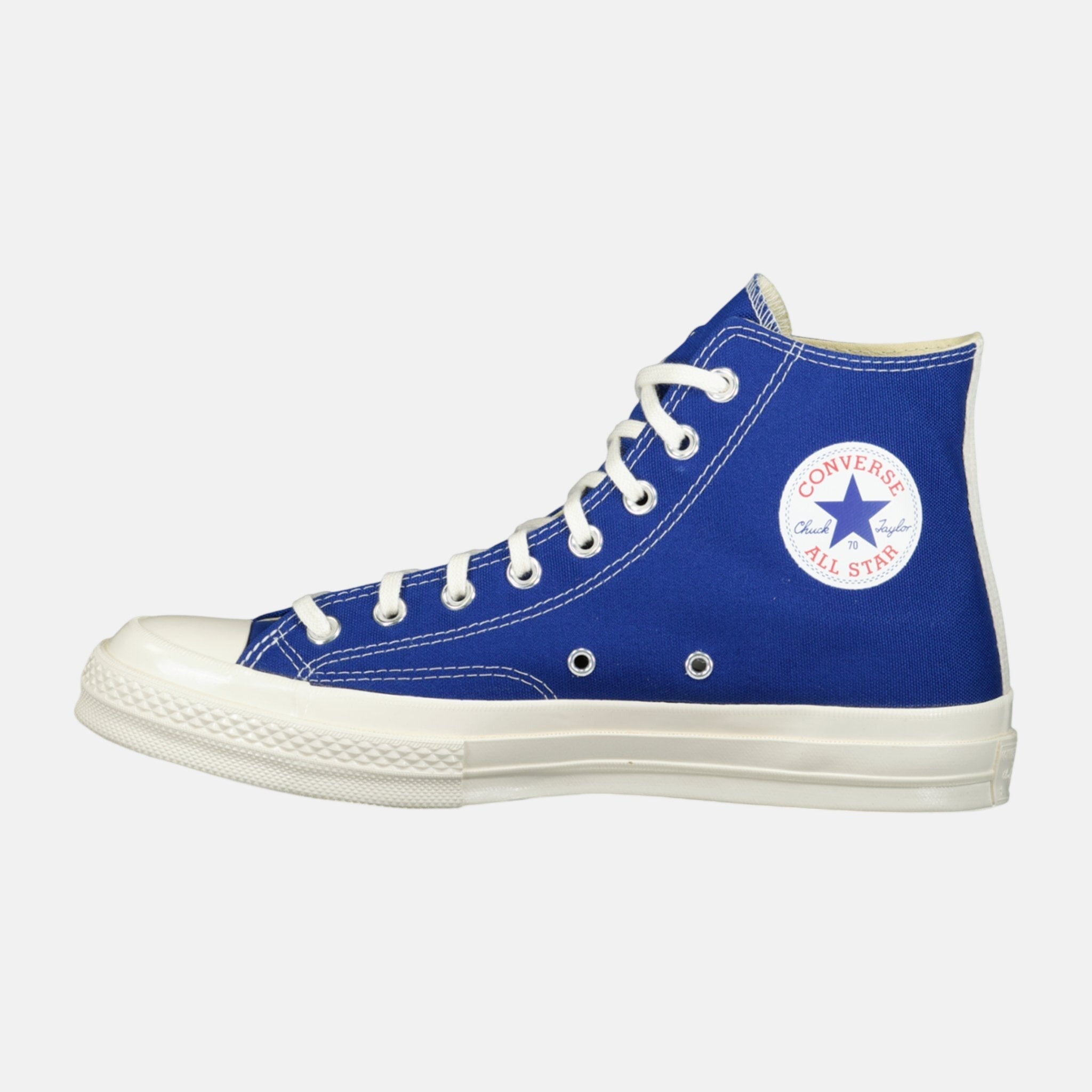 Comme Des Garcons Play X Converse 'Chuck Taylor' Trainers Blue | Studio DOS