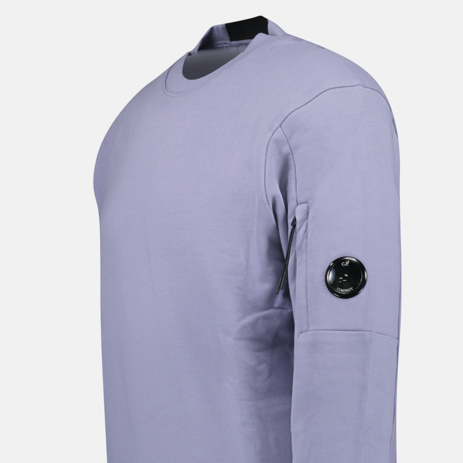 CP Company Arm Lens Diagonal Sweatshirt Lavender | Studio DOS
