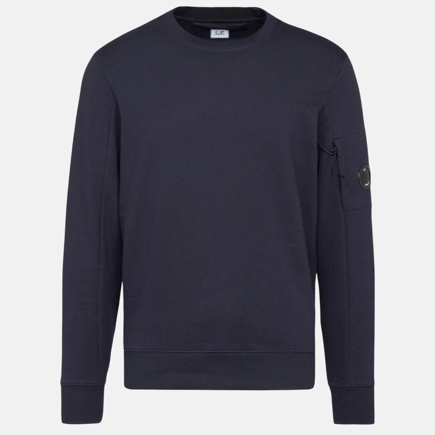 CP Company Arm Lens Thick Sweatshirt Navy | Studio DOS