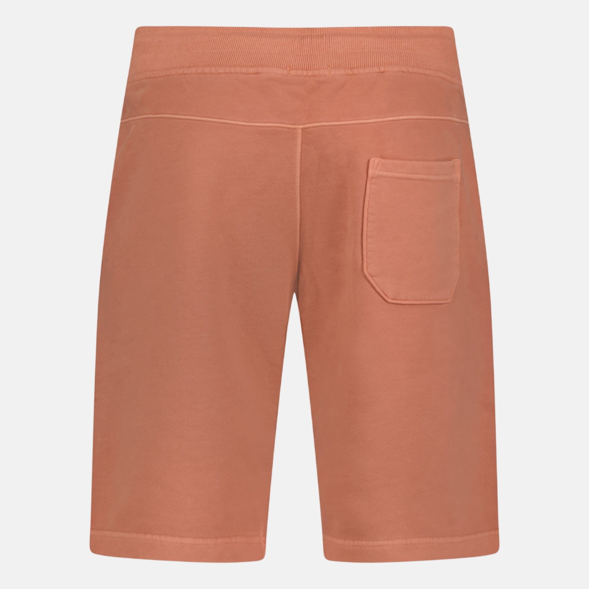 CP Company Bermuda Cotton Lens Shorts Coral | Studio DOS