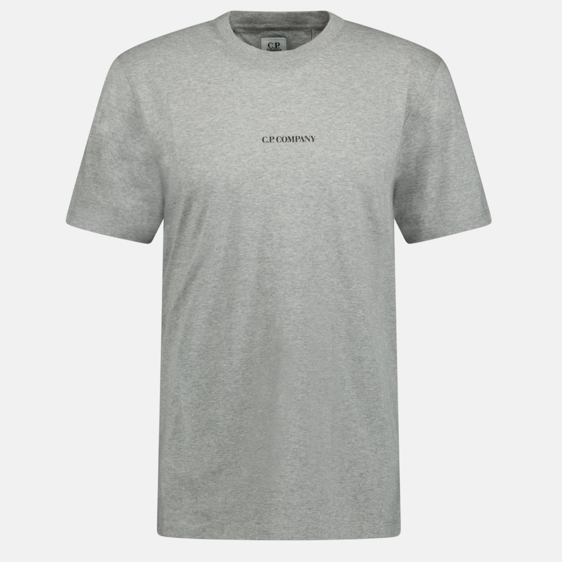 CP Company Chest Logo T-Shirt Grey | Studio DOS