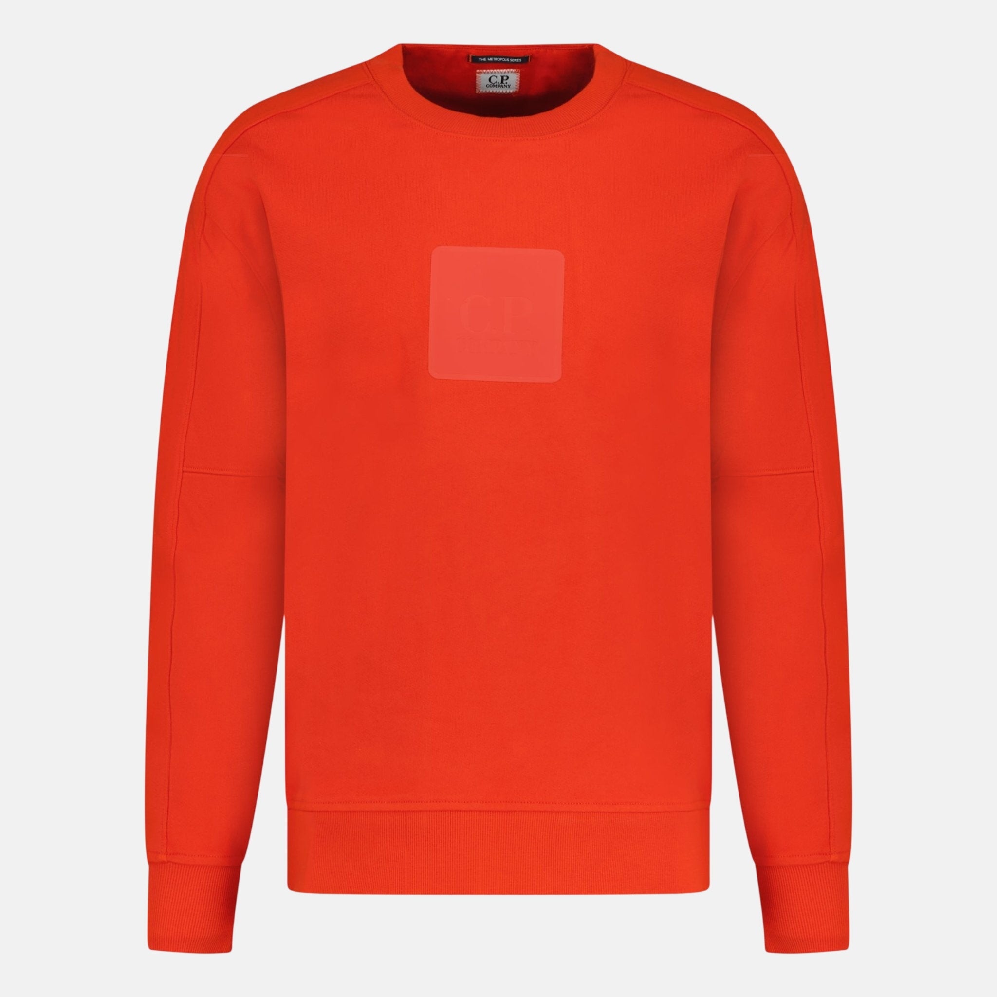 CP Company Chest Patch Logo Sweatshirt Red | Studio DOS