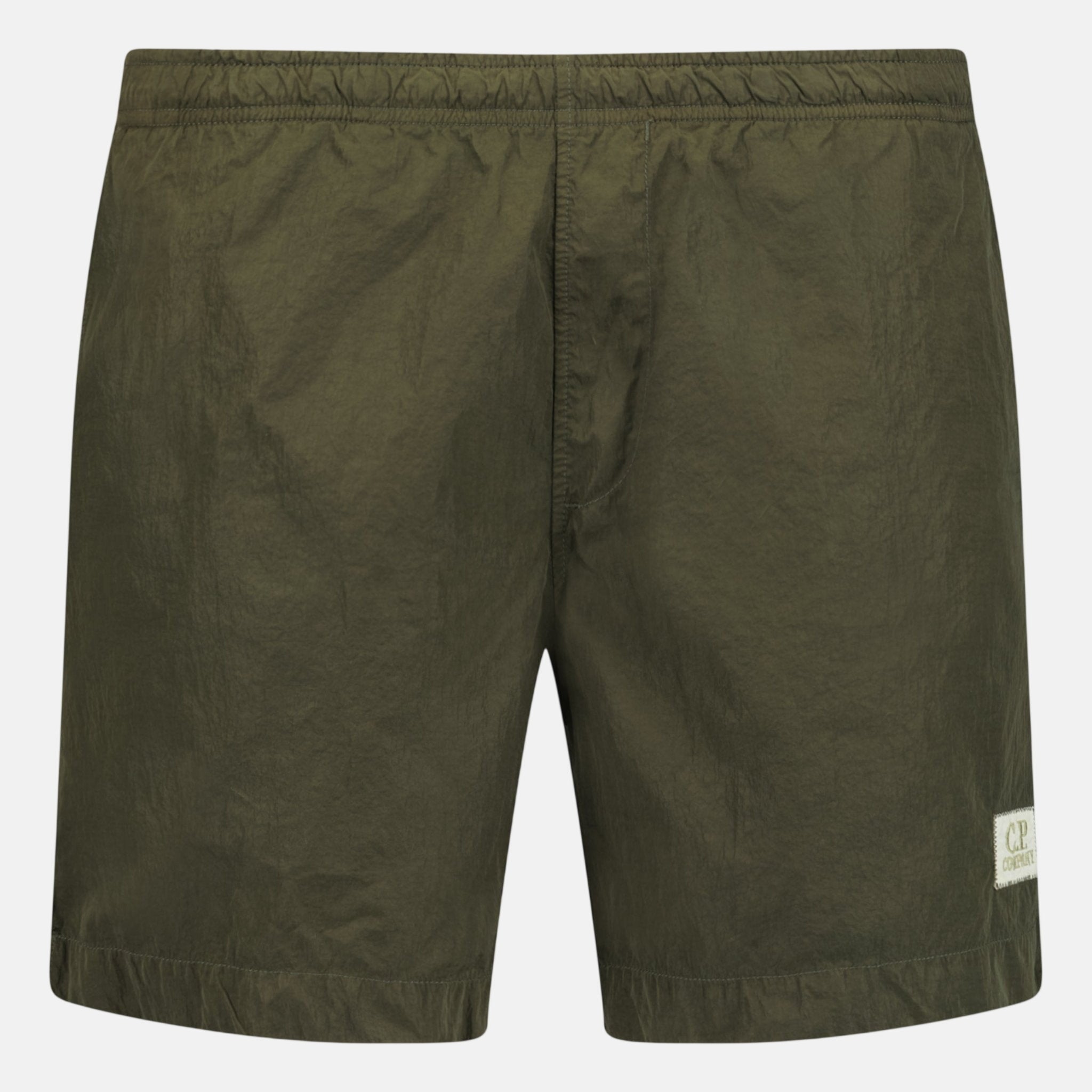 CP Company Chrome R Swim Shorts Khaki | Studio DOS