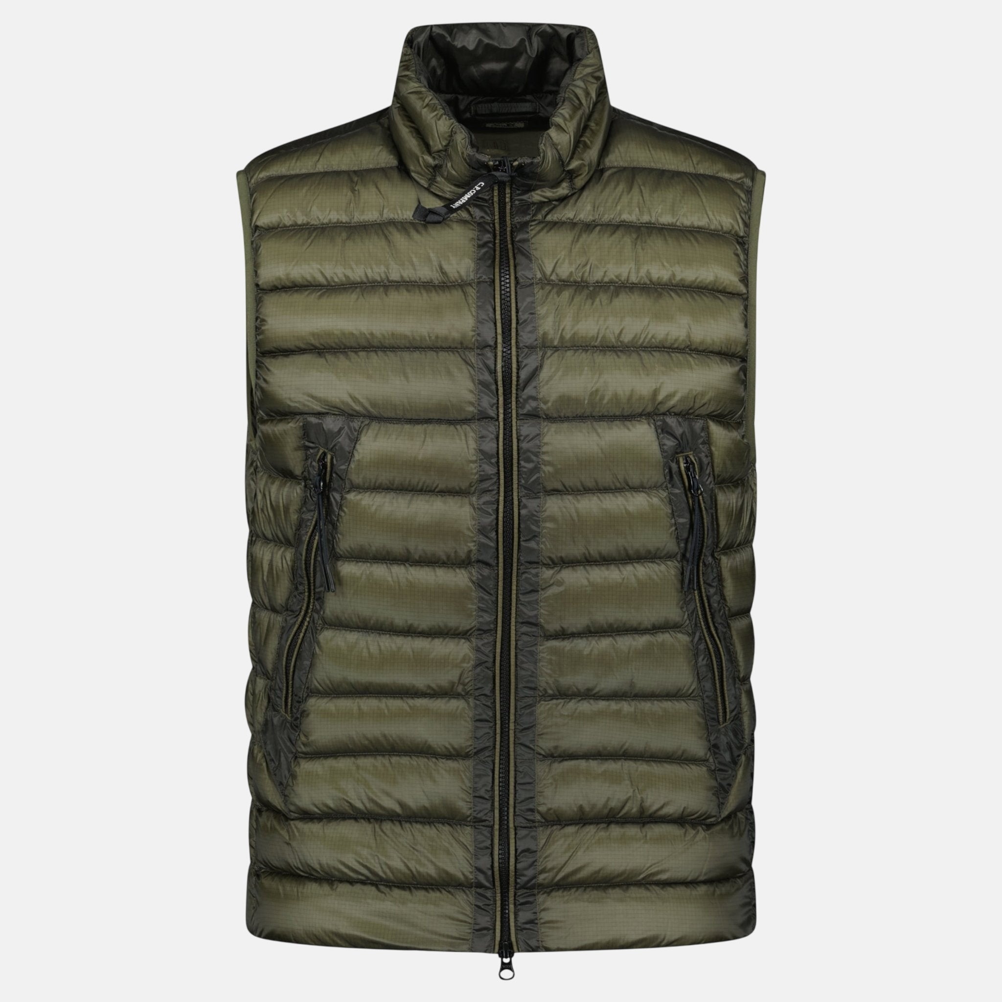 CP Company D.D. Shell Lightweight Lens Gilet Dark Green | Studio DOS