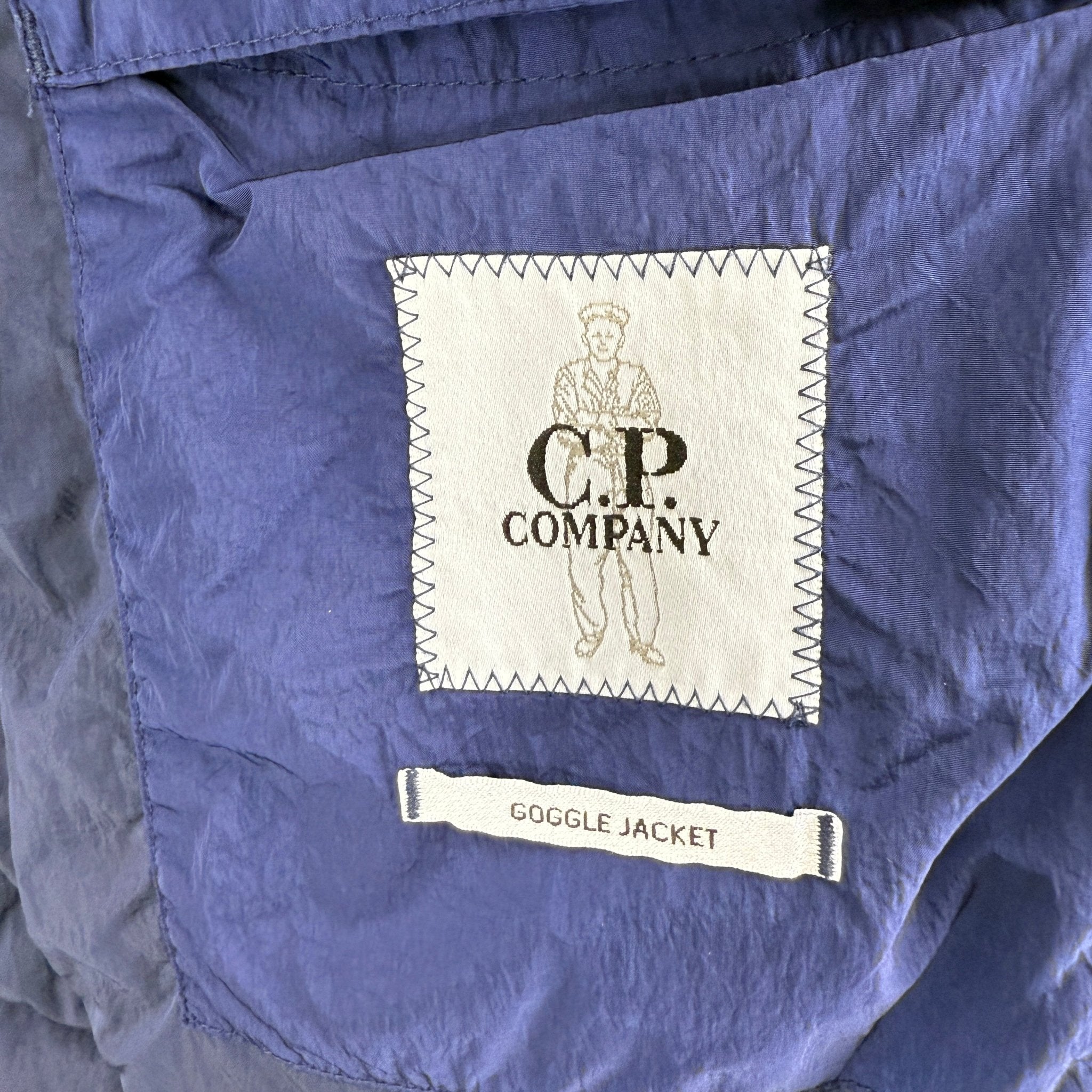 CP Company Eco - Chrome R Goggle Jacket Estate Blue | Studio DOS