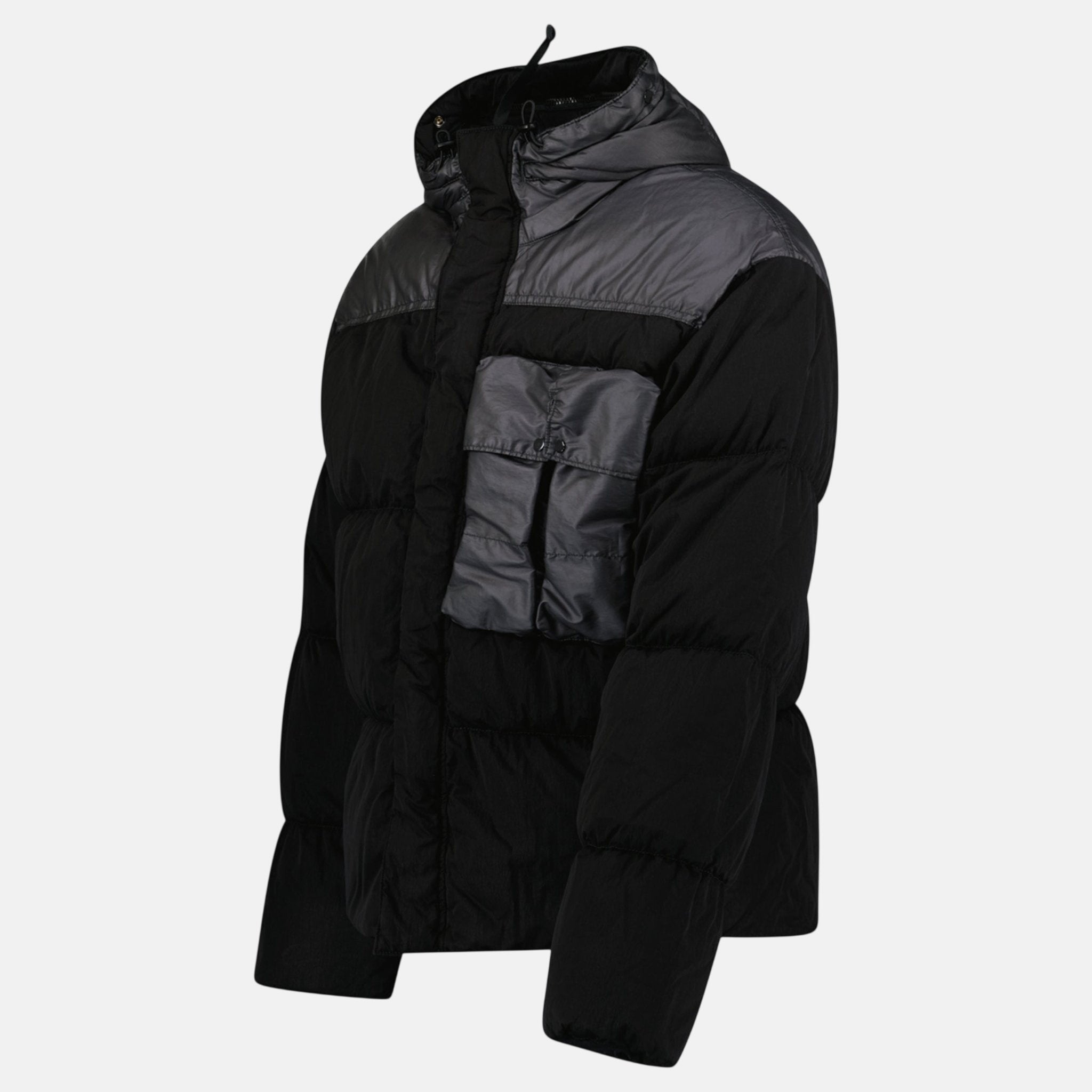 CP Company Eco Chrome R Mixed Goggle Down Jacket Black | Studio DOS