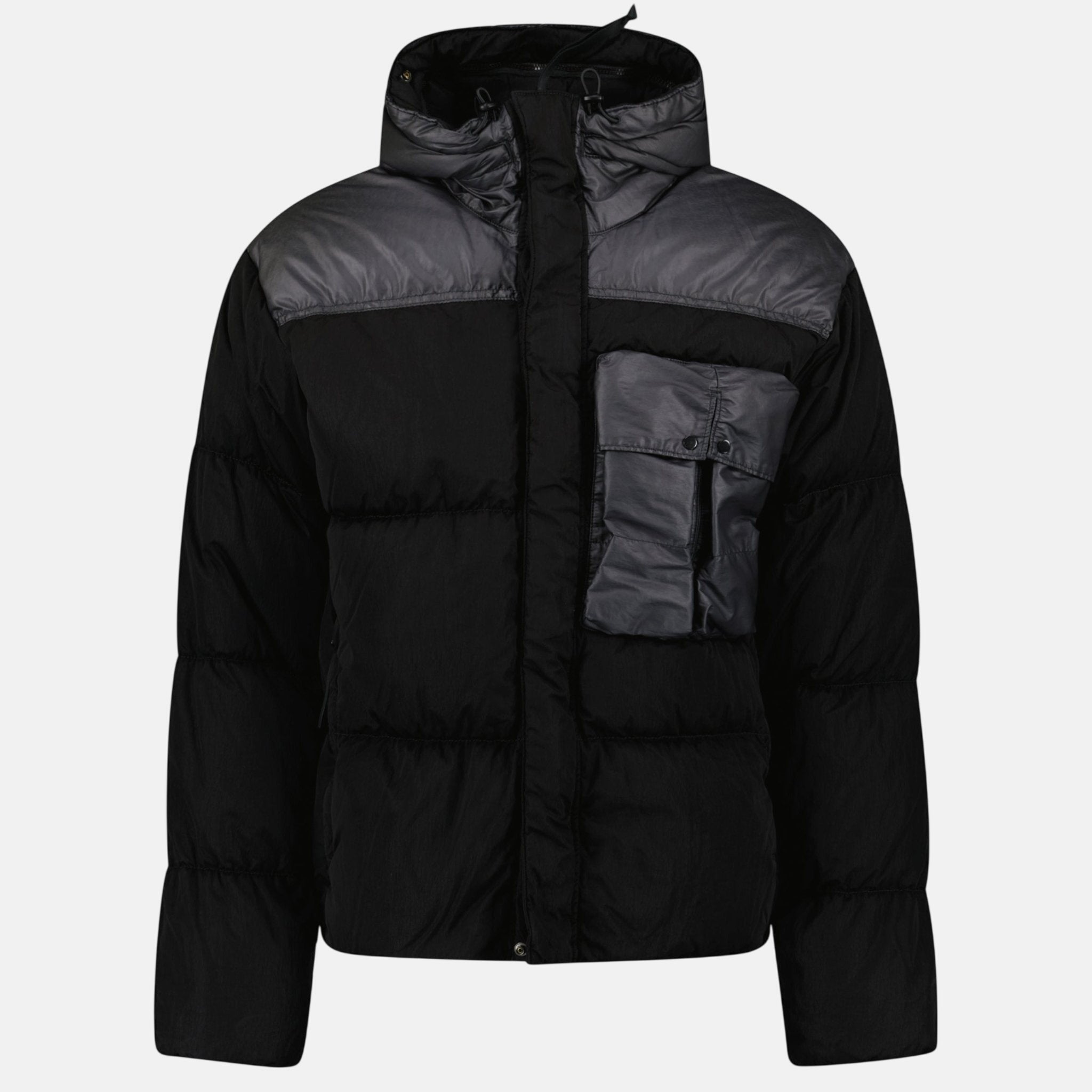 CP Company Eco Chrome R Mixed Goggle Down Jacket Black | Studio DOS
