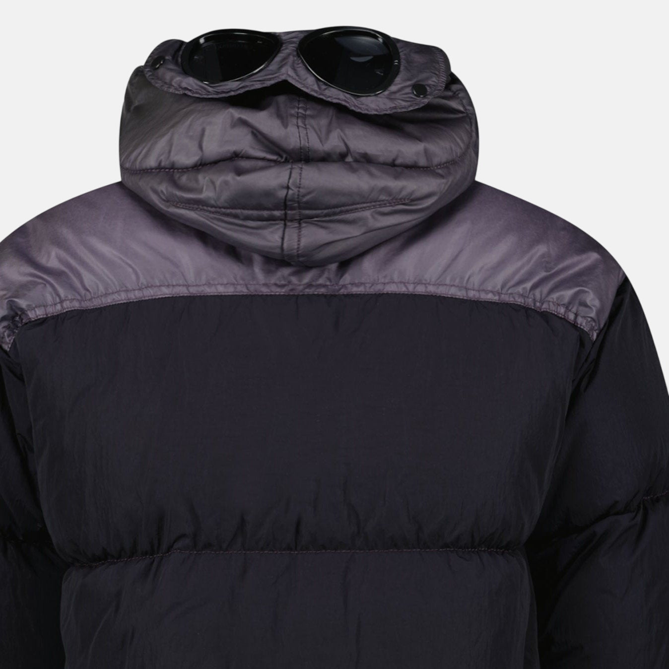 CP Company Eco Chrome R Mixed Goggle Down Jacket Nightshade | Studio DOS