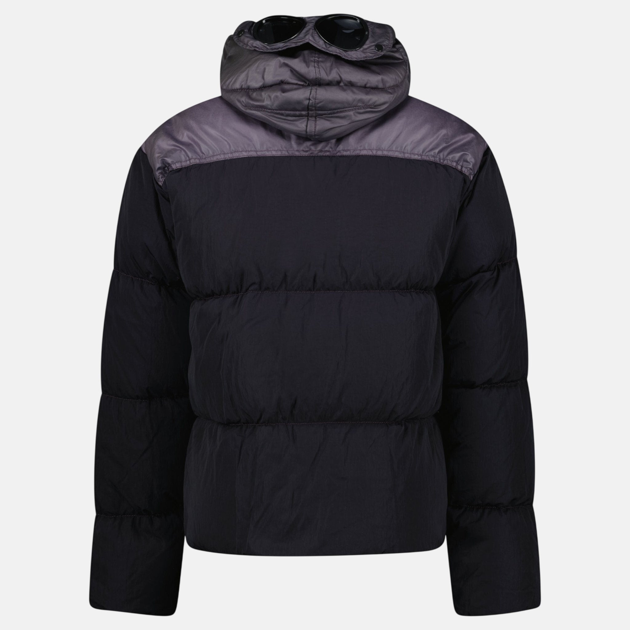 CP Company Eco Chrome R Mixed Goggle Down Jacket Nightshade | Studio DOS
