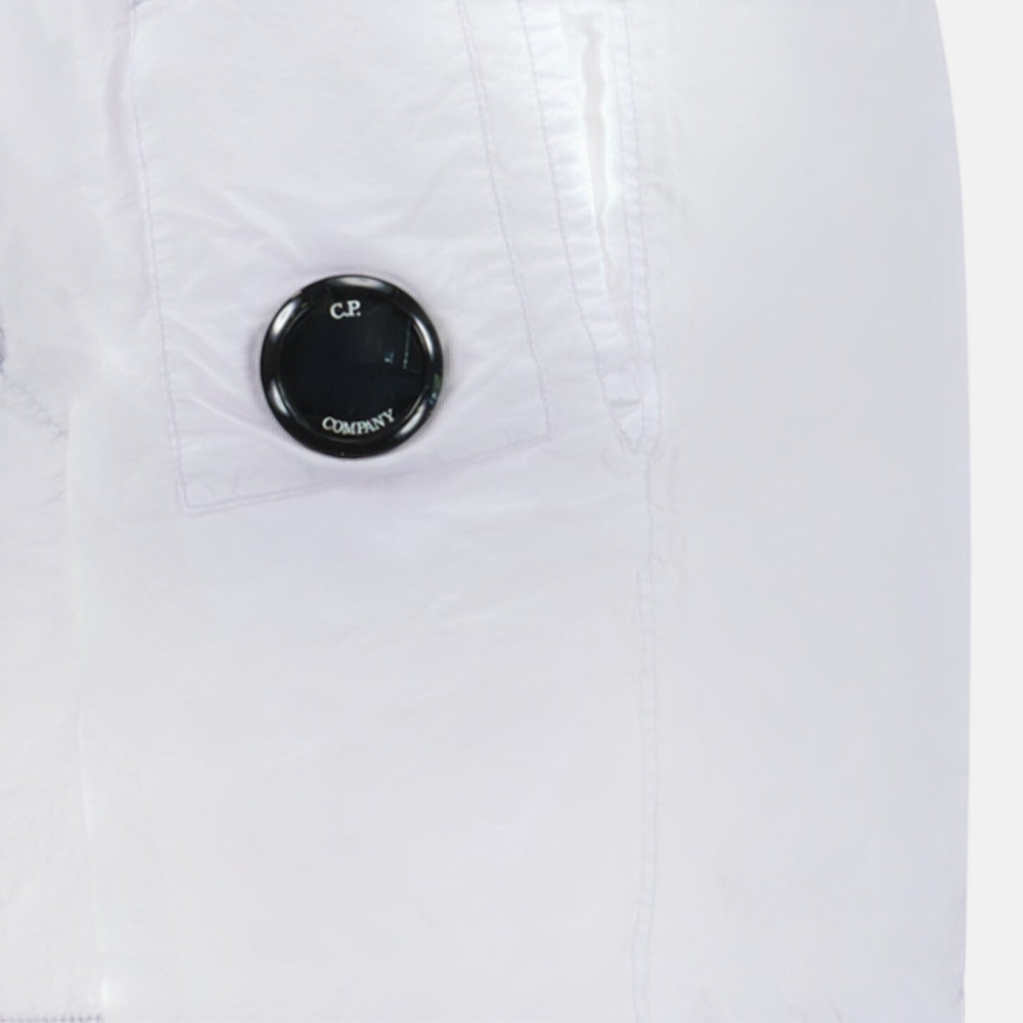 CP Company Flatt Nylon Lens - Detail Swim Shorts Lilac | Studio DOS