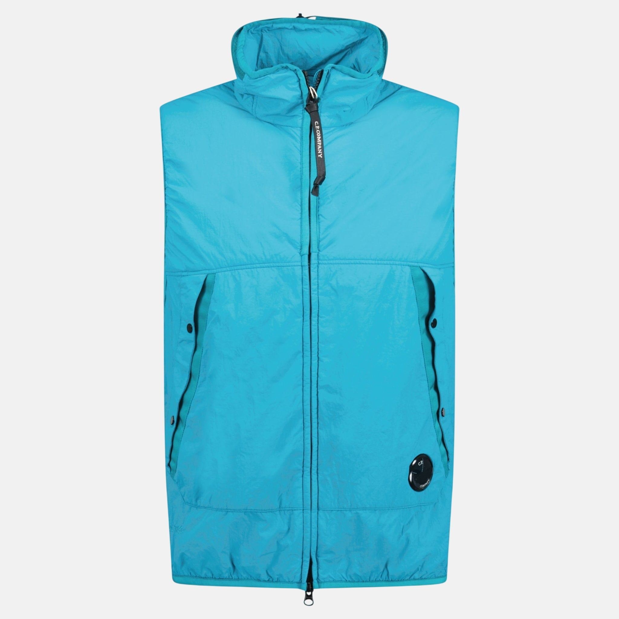 CP Company G.D.P. Padded Gilet Aqua | Studio DOS