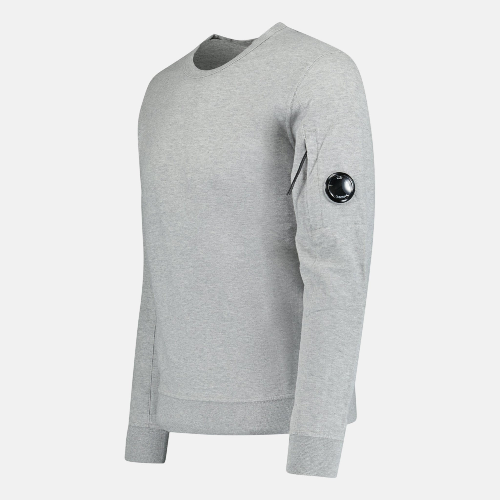 CP Company Lens Light Fleece Sweatshirt Grey | Studio DOS