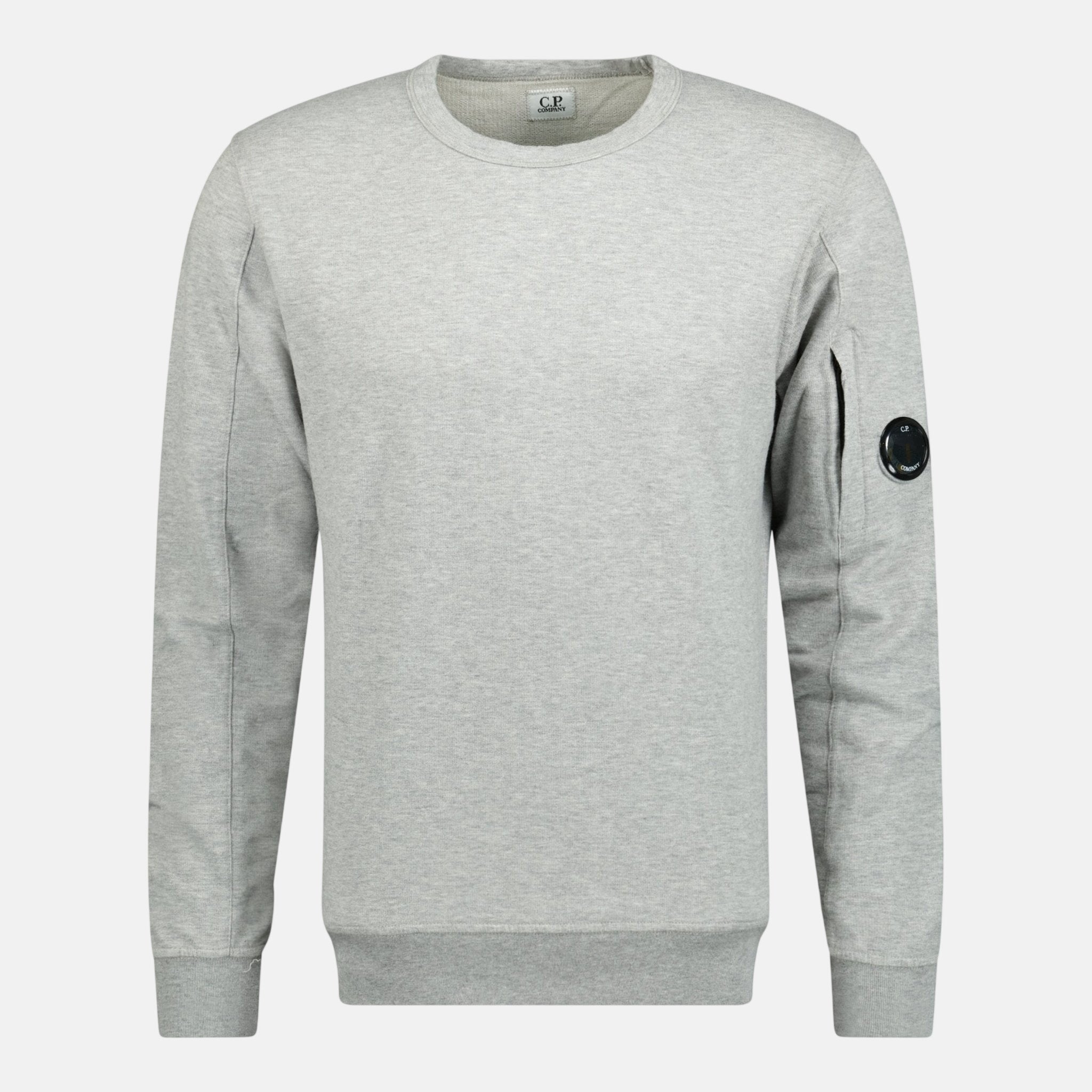 CP Company Lens Light Fleece Sweatshirt Grey | Studio DOS