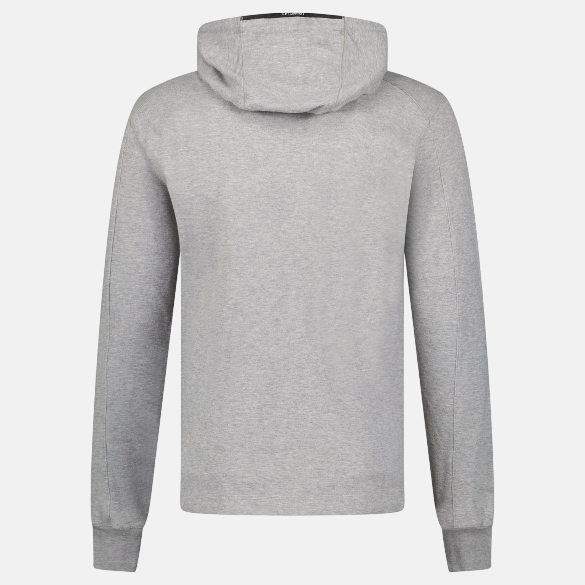 CP Company Light Fleece Lens Hooded Sweatshirt Grey | Studio DOS