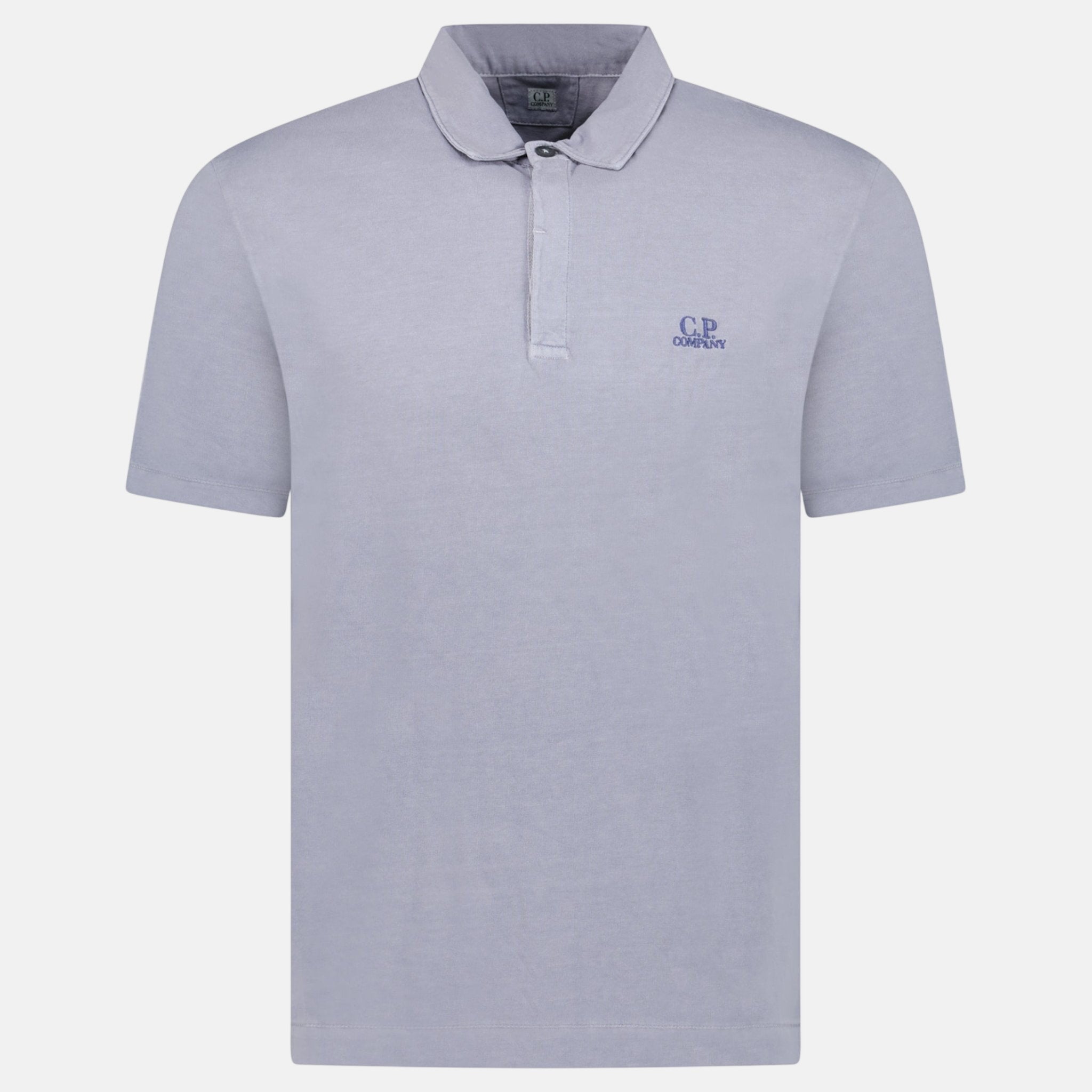 CP Company Short Sleeve Jersey 1020 Polo Shirt Lavender | Studio DOS
