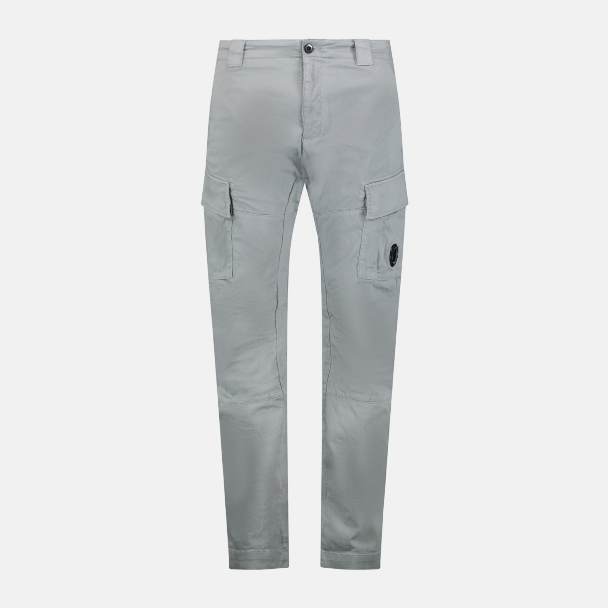 CP Company Stretch Sateen Cargo Pants Grey | Studio DOS