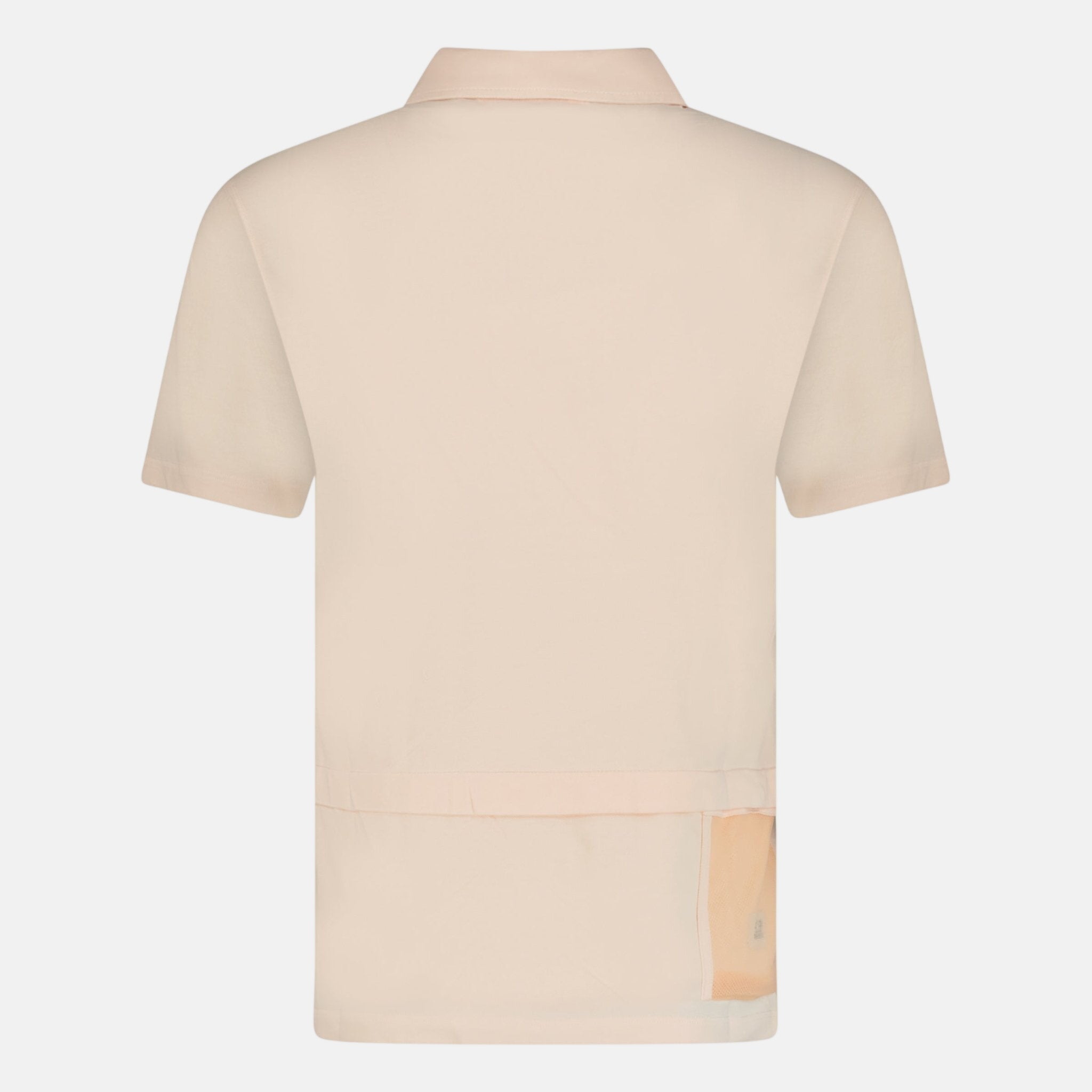 CP Company Tacting Piquet Zip Polo Shirt Pink | Studio DOS