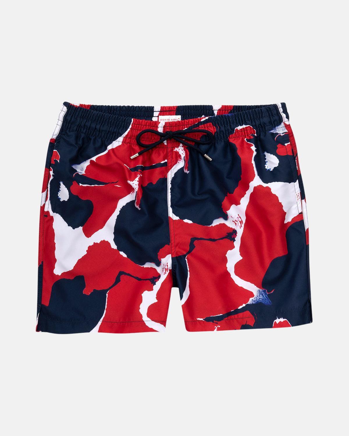 DEREK ROSE MAUI 29 SWIM SHORTS RED | Studio DOS