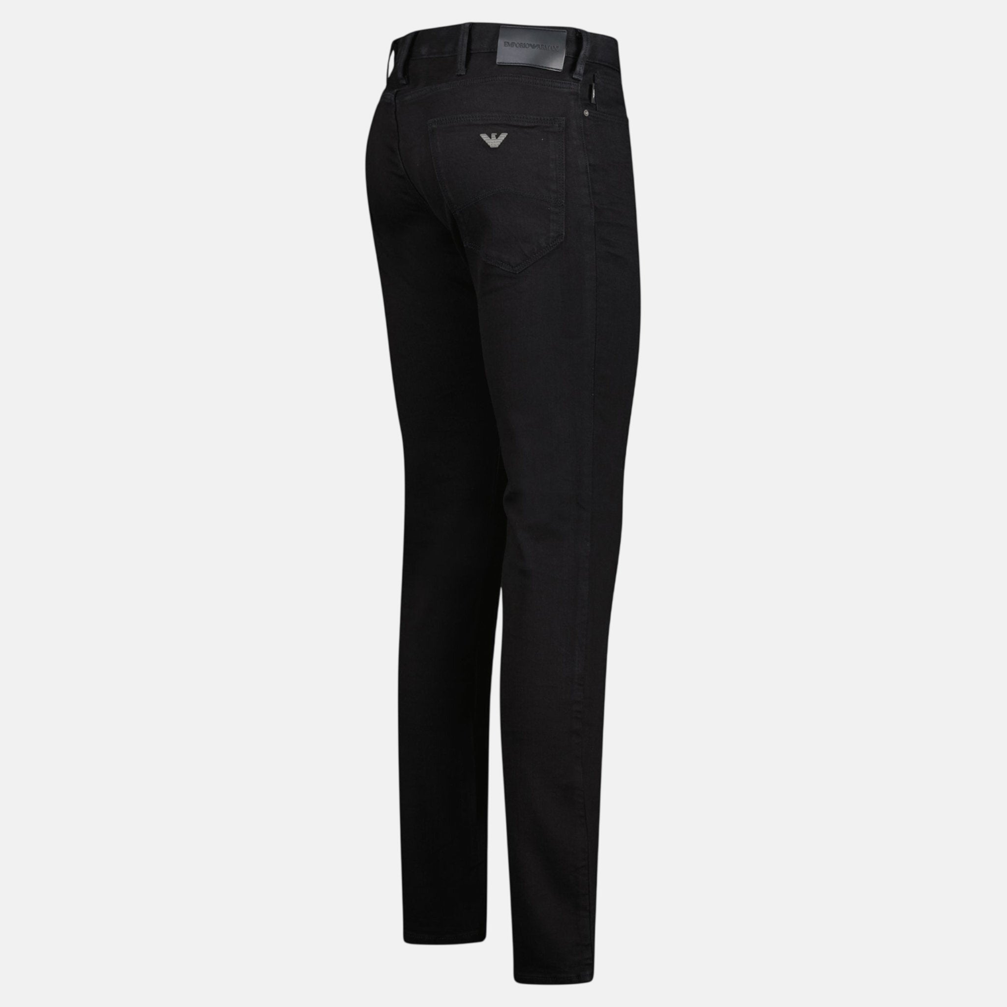 Emporio Armani J06 Slim Fit 5 Pocket Jeans Black | Studio DOS