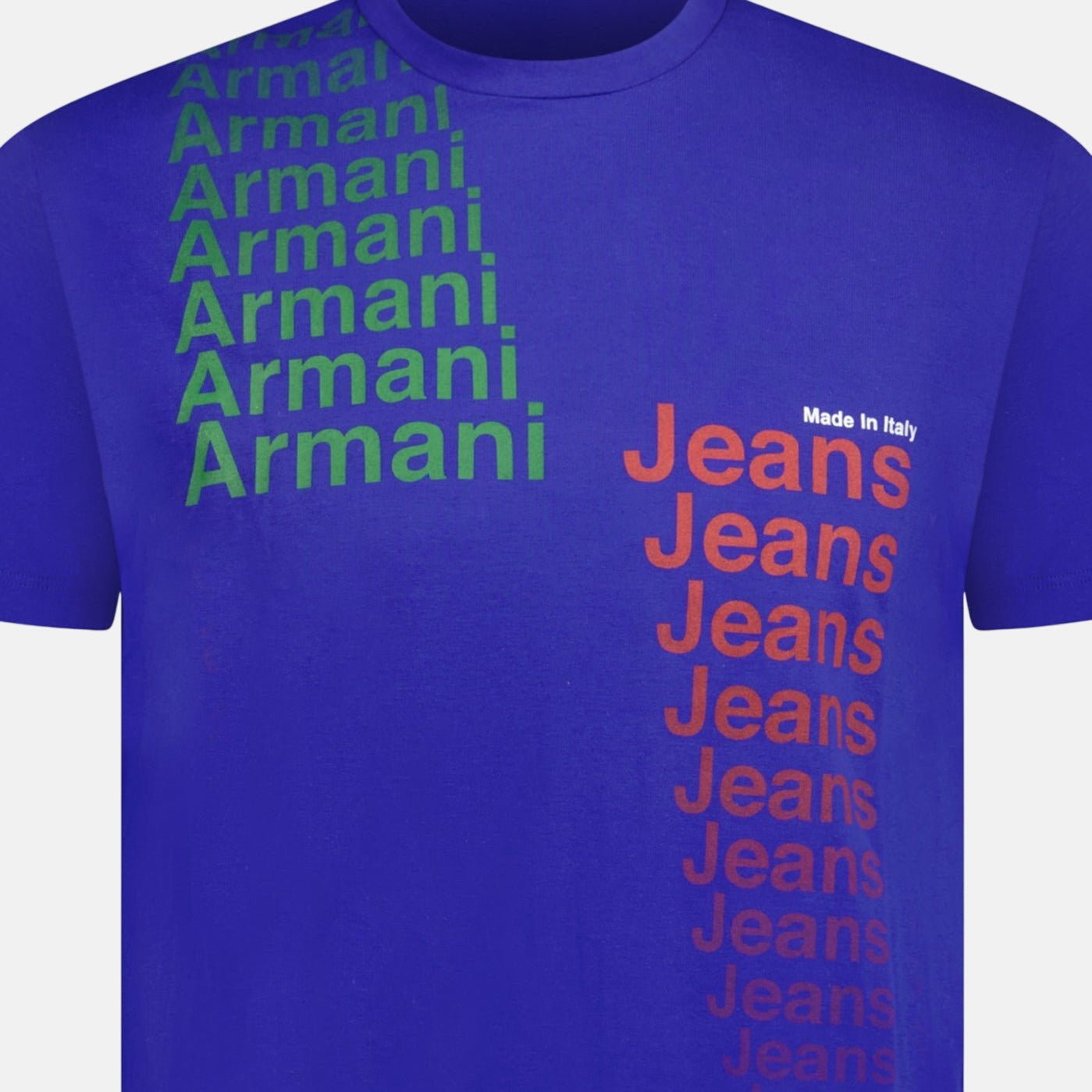 Emporio Armani Logo T-Shirt Blue | Studio DOS