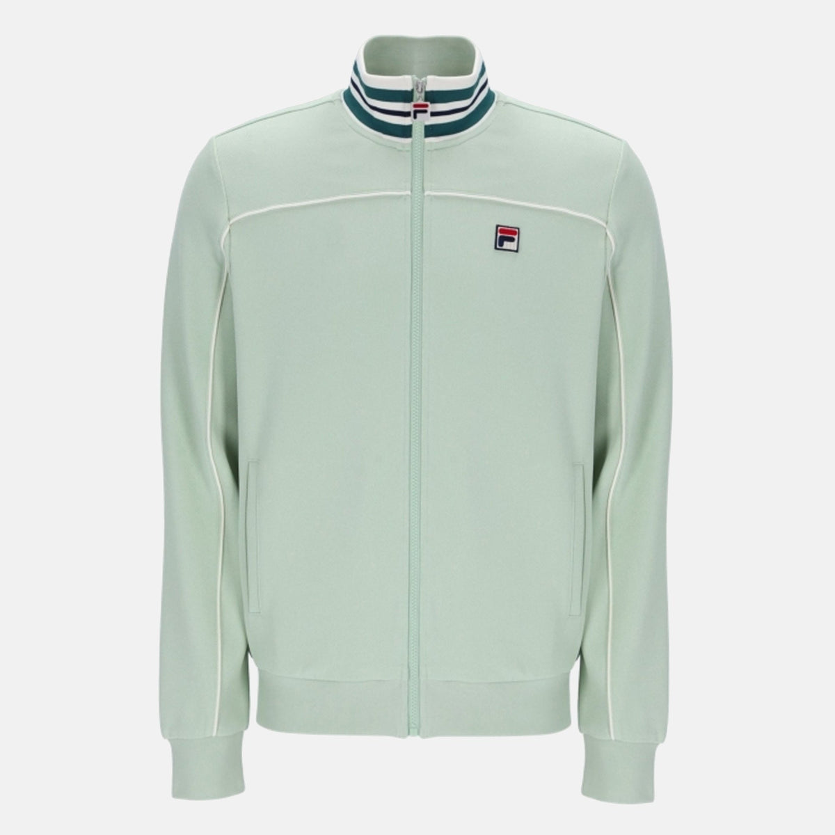 Fila Federico Tipped Neck Track Top Jacket Surf Spray | Studio DOS