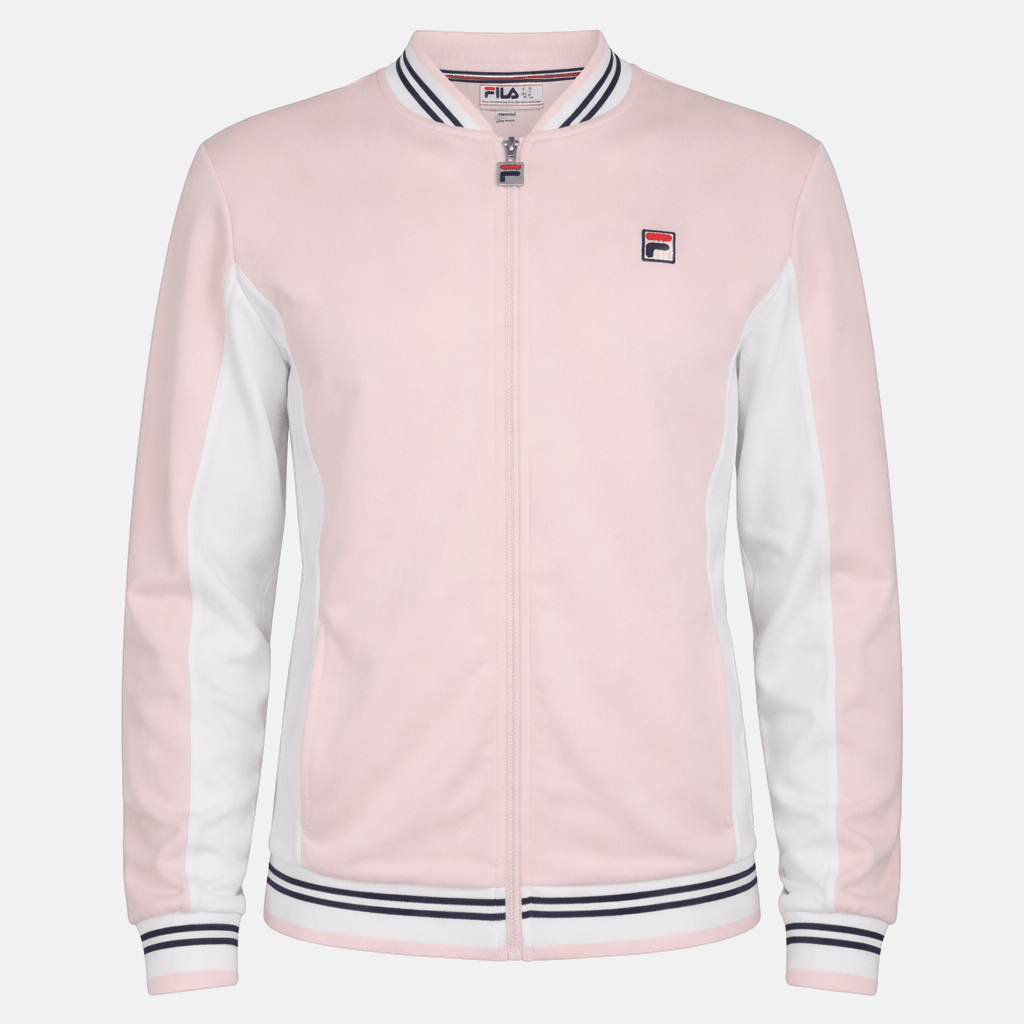 Fila Settanta Baseball Track Top Jacket Pale Lilac/White/Fila Navy | Studio DOS