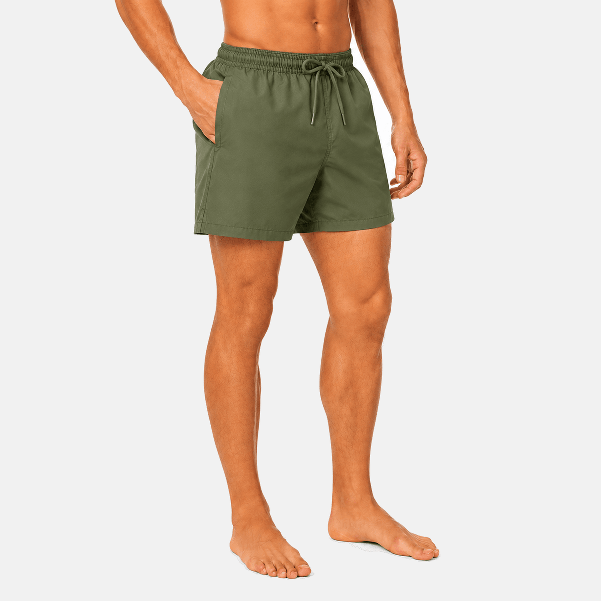 Fred Perry Swim Shorts Laurel Wreath Green | Studio DOS