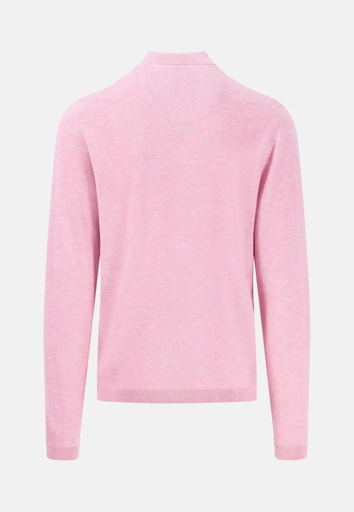 Fynch-Hatton Air Cotton 1/4 Zip Knit Peony