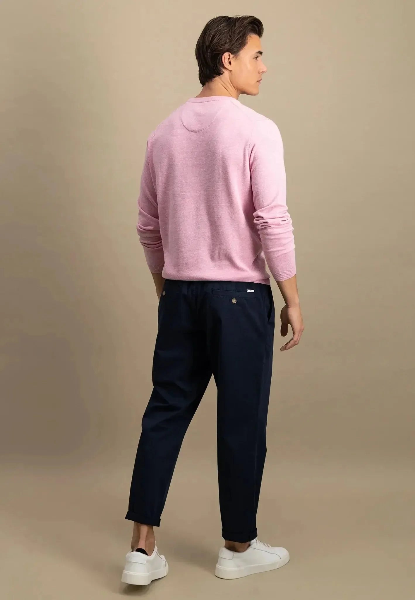 Fynch-Hatton Air Cotton Crewneck Knit Peony