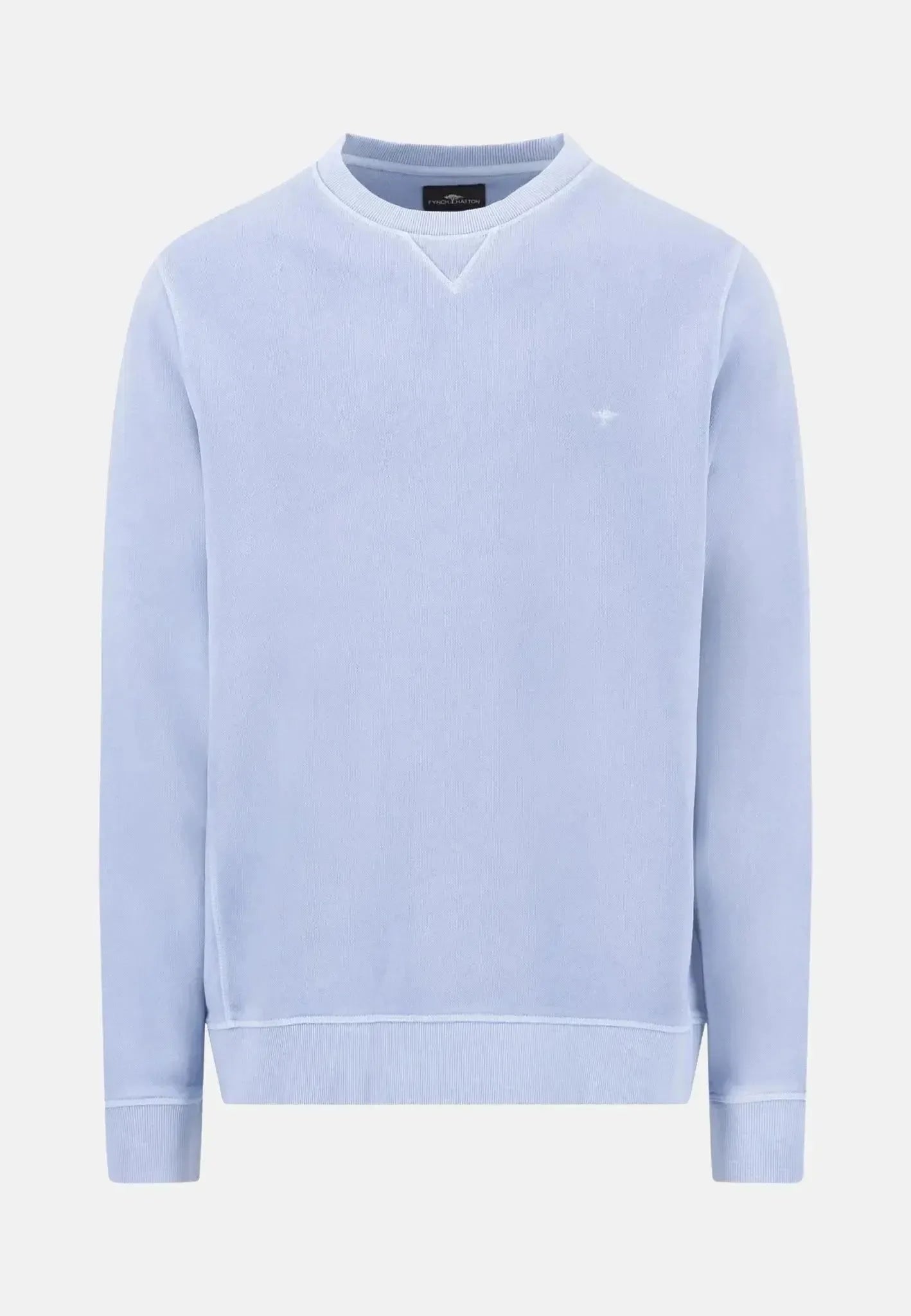 Fynch-Hatton Garment Dyed Crewneck Sweatshirt New Breeze | Studio DOS