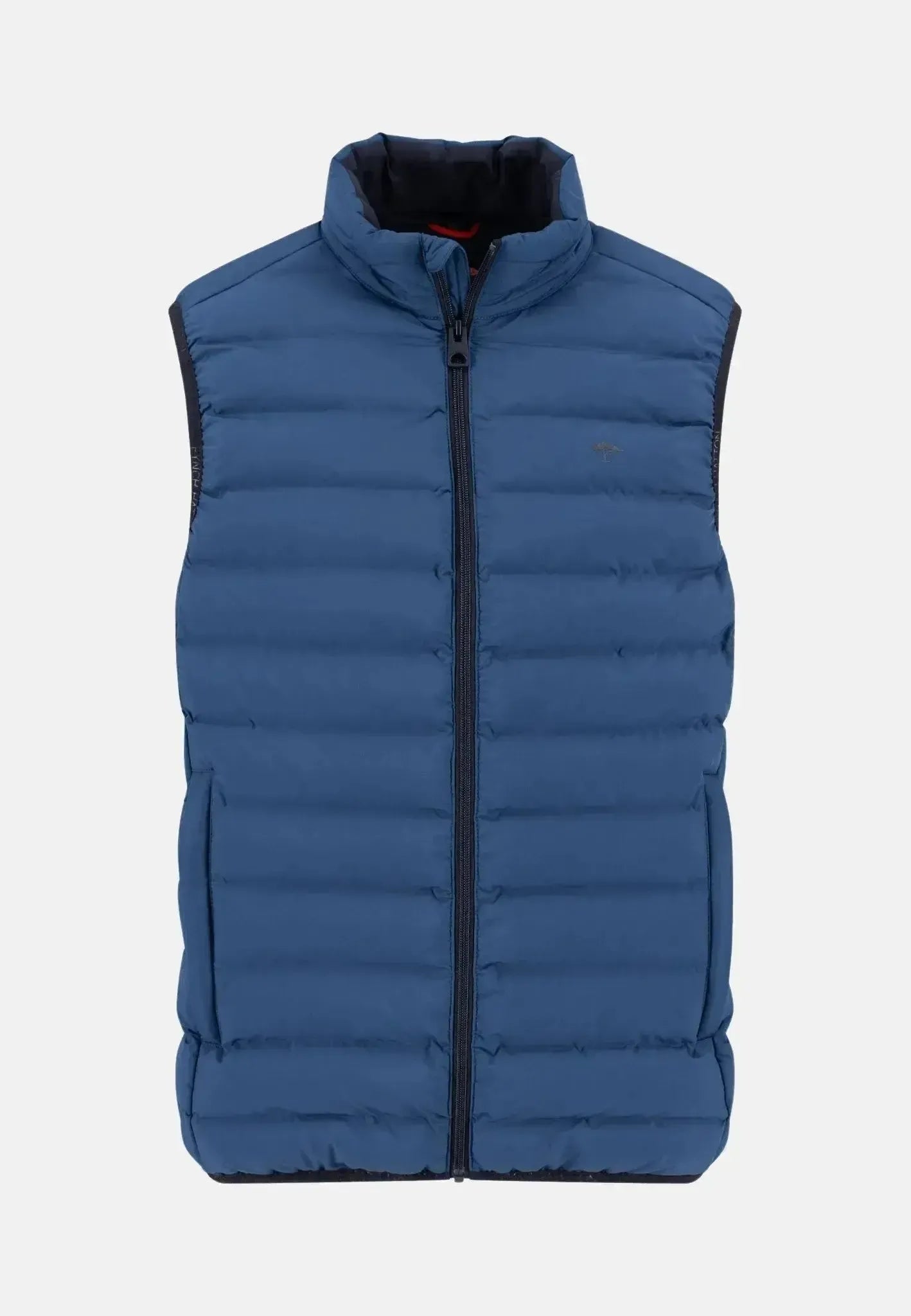 Fynch - Hatton Mens Basic Light Weight Gilet Misty Blue | Studio DOS